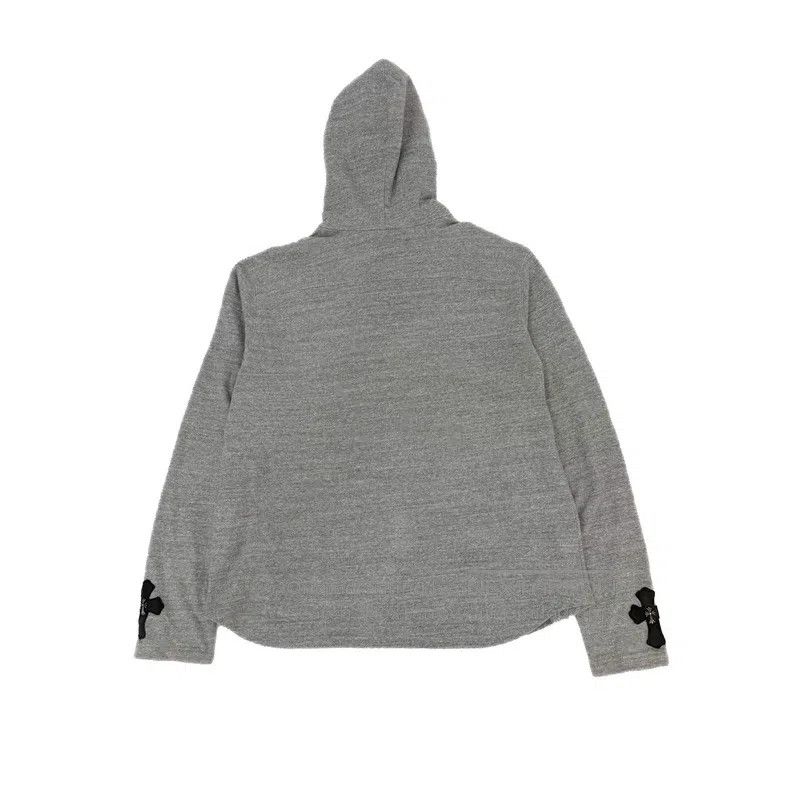 Chrome Hearts CHROME HEARTS Size XXL Gray half zipper hoodie Size US XXL / EU 58 / 5 - 2 Thumbnail