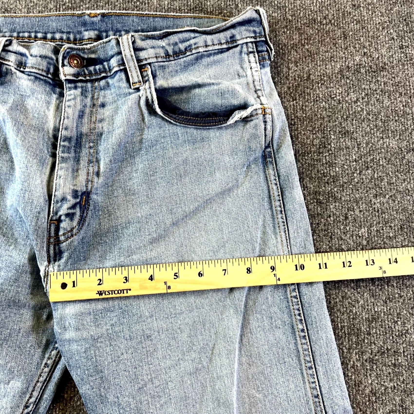 Levi's Levi's Jeans Mens 36x34 Blue Denim 5-Pockets Straight Leg Streetwear Jeans Size US 36 / EU 52 - 5 Thumbnail