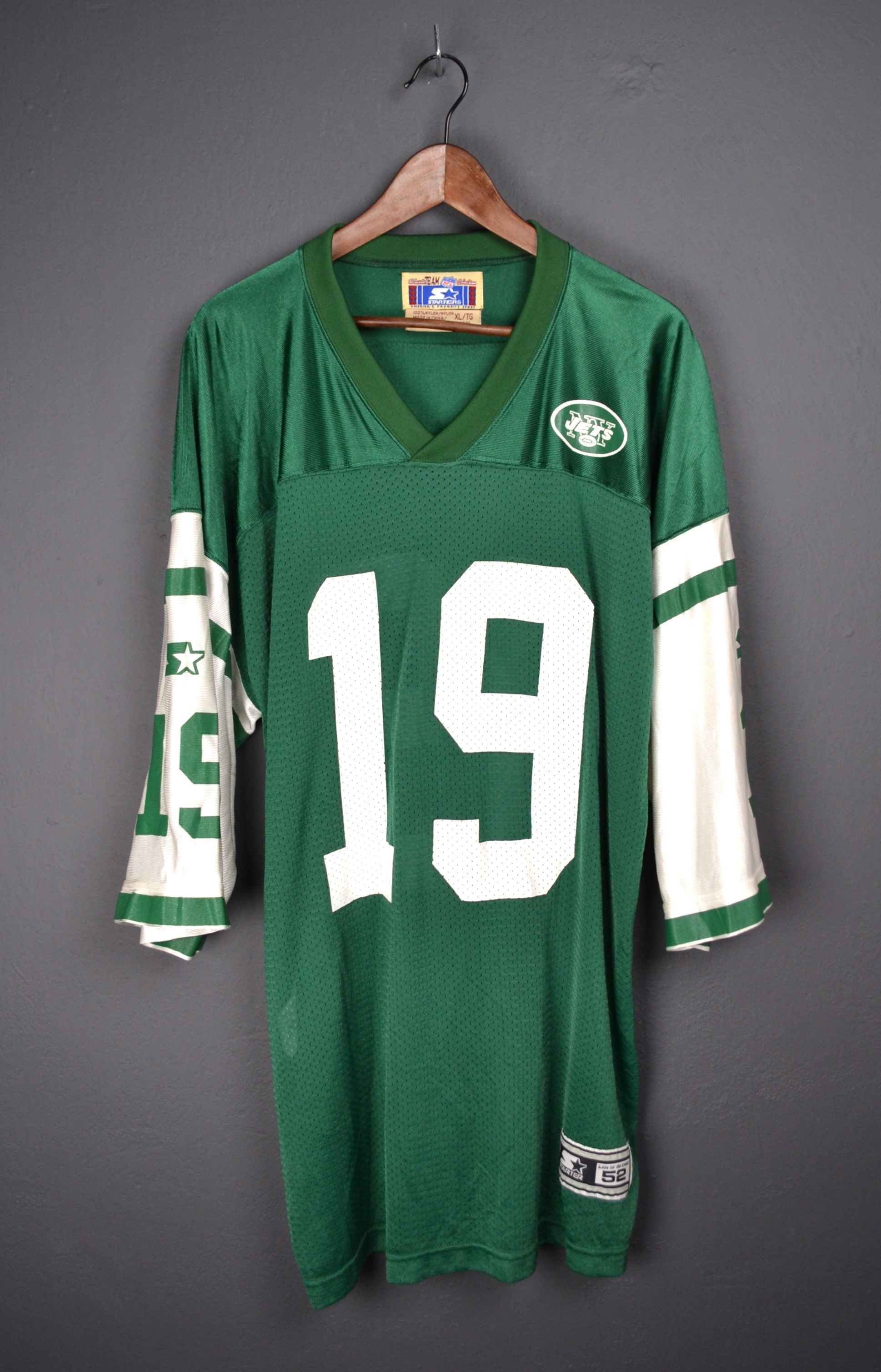 Starter Vintage New York Jets Keshawn Johnson 19 Jersey Starter NFL Size US XL / EU 56 / 4 - 1 Thumbnail