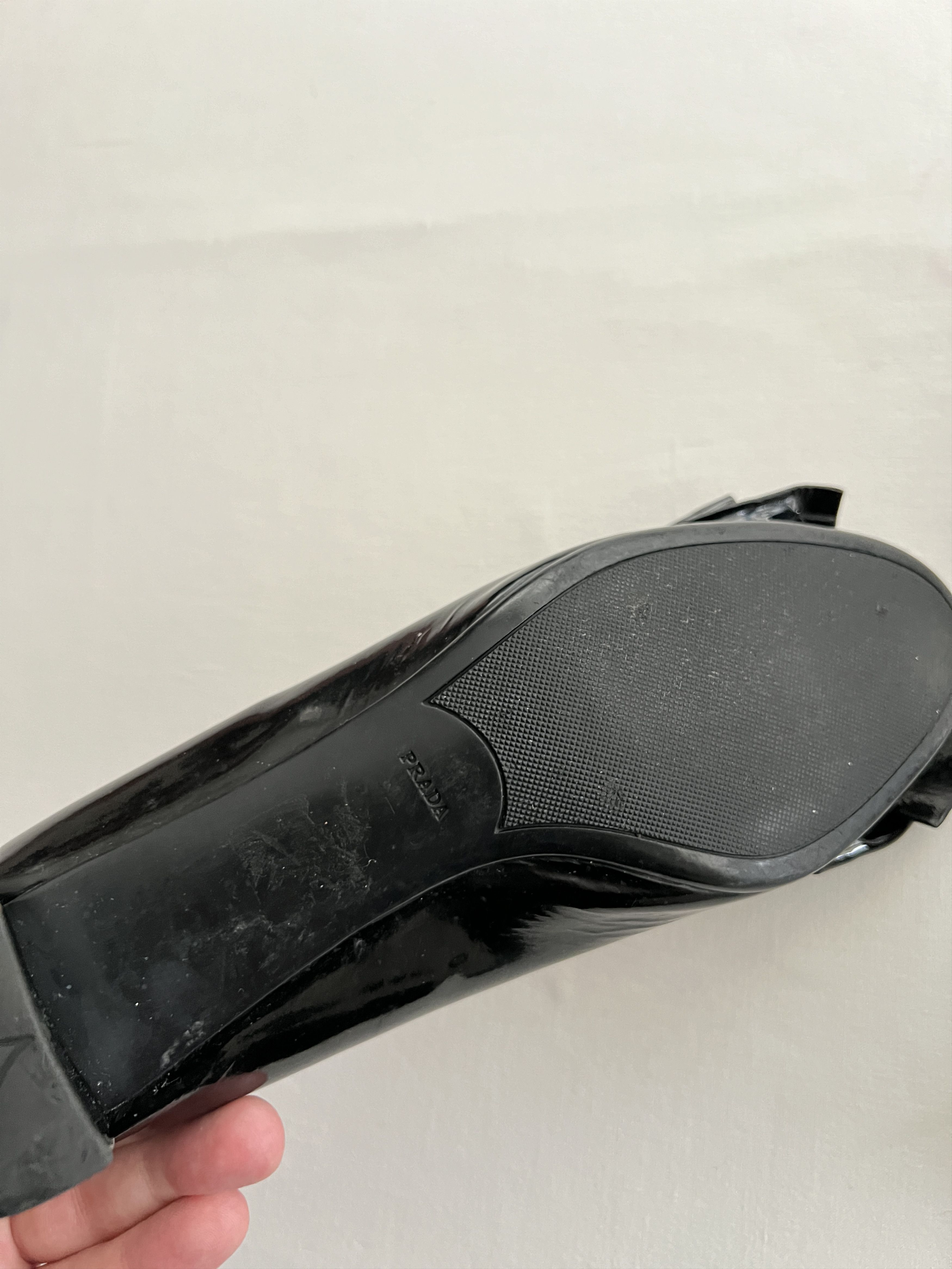 Prada × Vintage Vintage Prada Black Heels Size US 7 / IT 37 - 16 Thumbnail