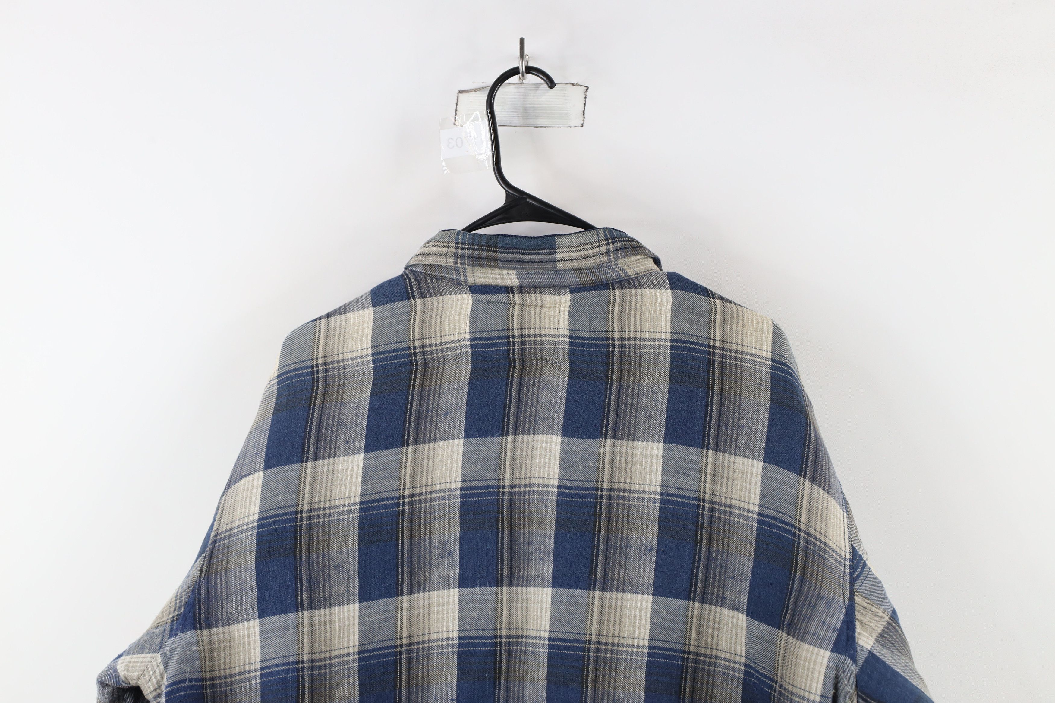 Vintage Vintage 90s Streetwear Flannel Shirt Jacket Jac shirt Size US XXL / EU 58 / 5 - 13 Thumbnail