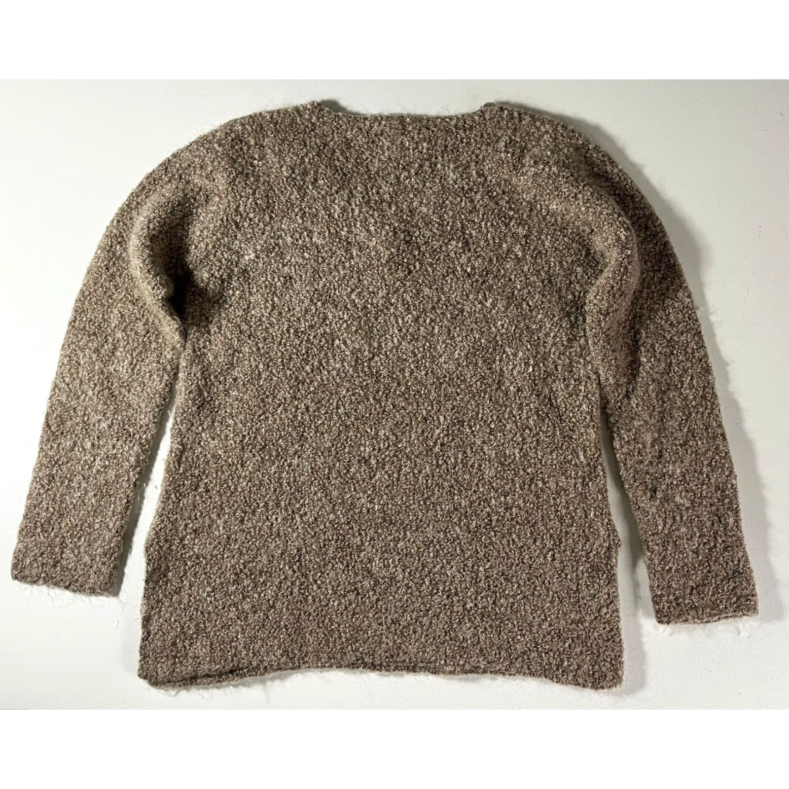 Eileen Fisher VINTAGE Eileen Fisher Women’s V-Neck Pullover Sweater Mohair Merino Wool Sz S Brown Size S / US 4 / IT 40 - 4 Thumbnail