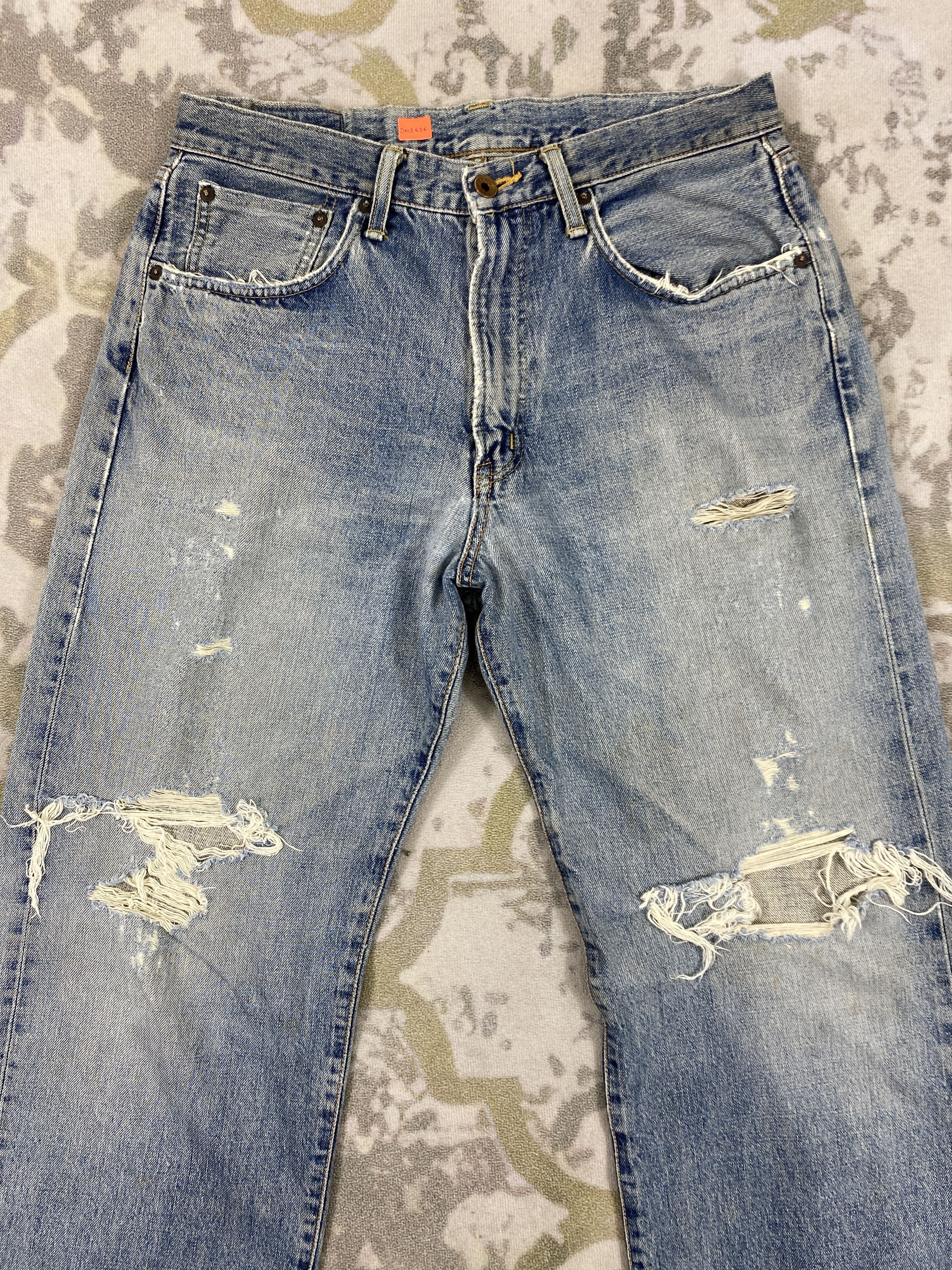 Edwin 🔥VINTAGE EDWIN 505z BAGGY SELVEDGE DENIM JEANS- JN3636 Size US 32 / EU 48 - 3 Thumbnail