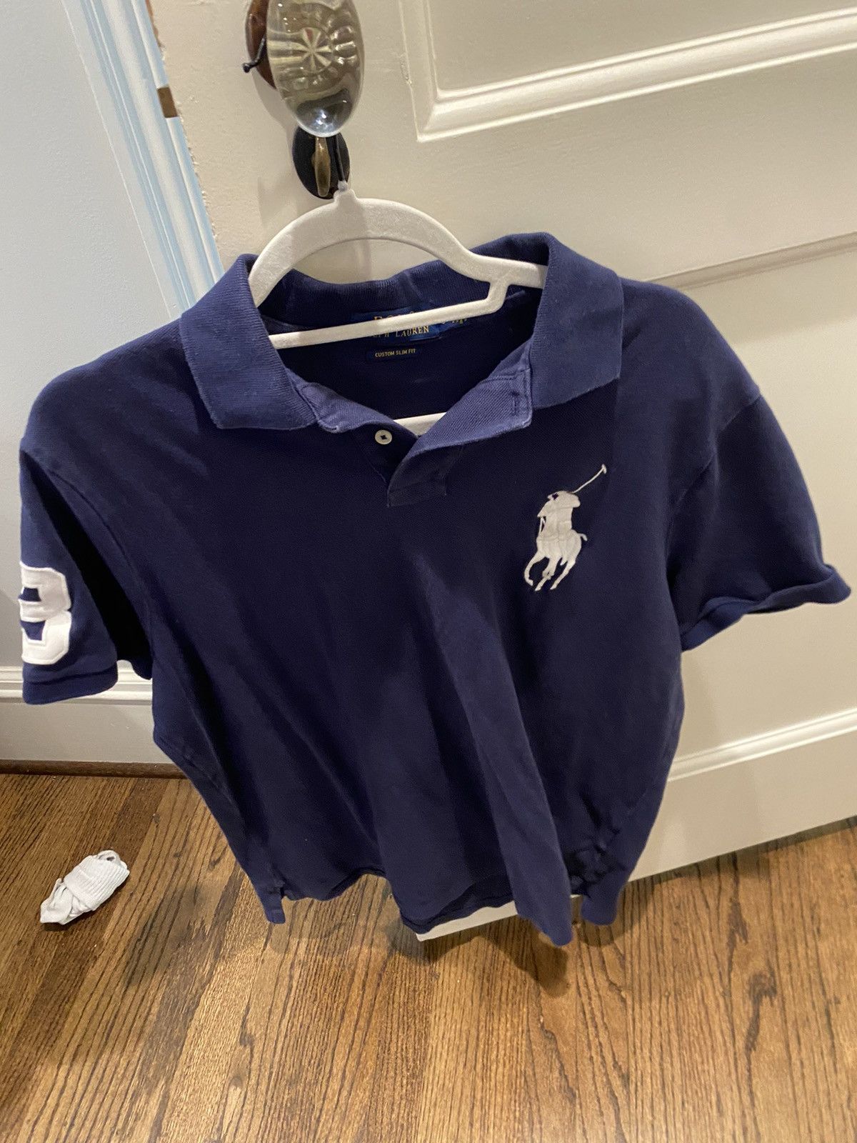 Polo Ralph Lauren Navy blue polo shirt Size US L / EU 52-54 / 3 - 3 Thumbnail