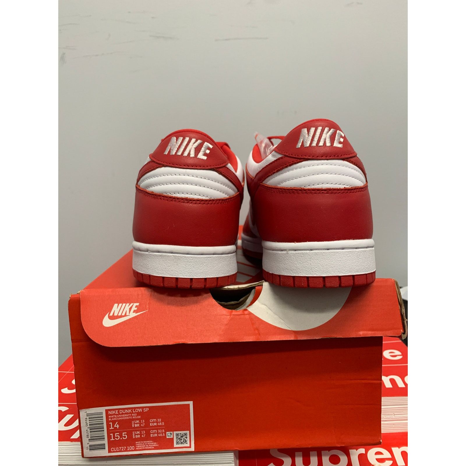 Nike Nike Dunk Low SP St. John's Red Size 14 BRAND NEW SHIPS NOW Size US 14 / EU 47 - 4 Thumbnail