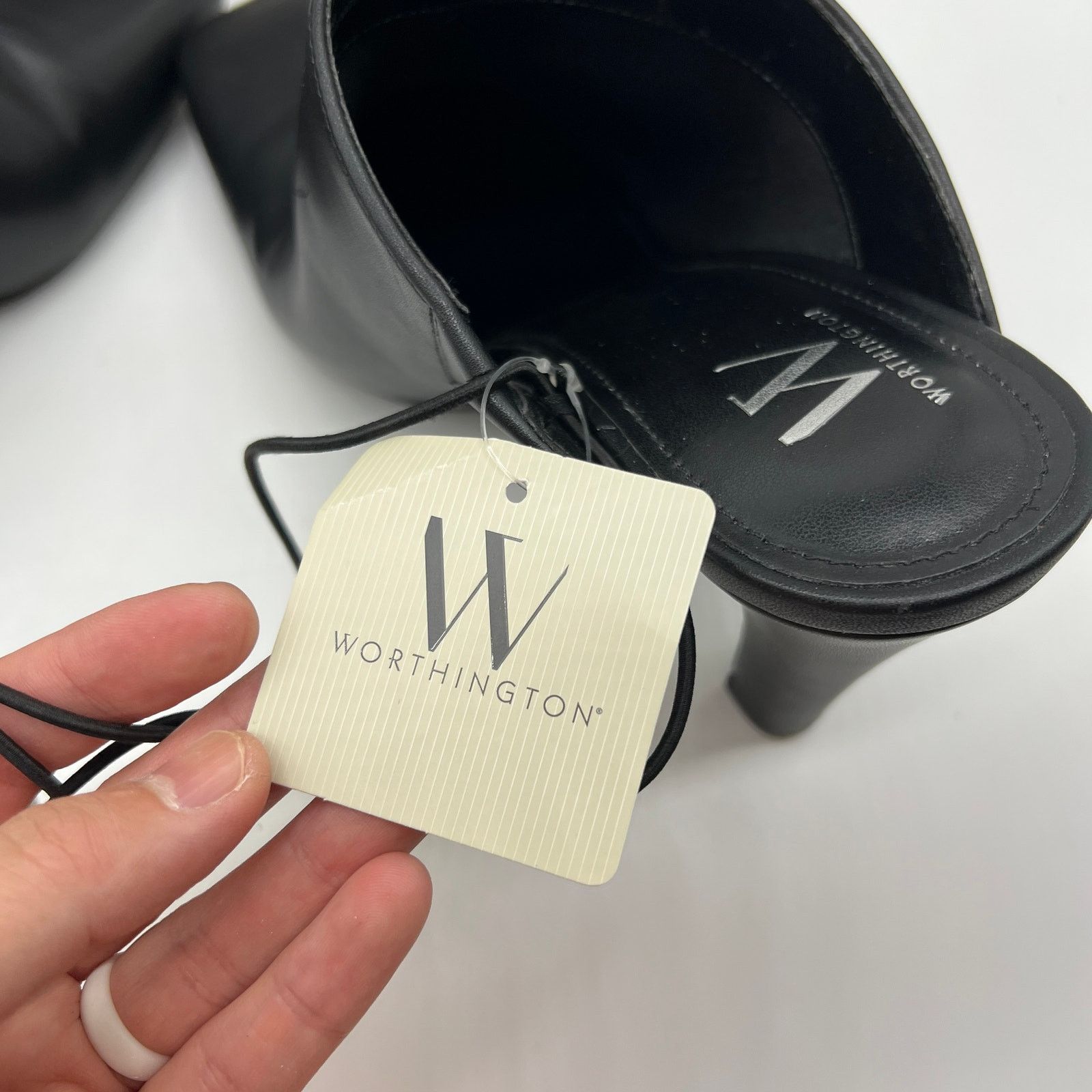 Other Worthington Heeled Mules Black Color Size 10M Size US 10 / IT 40 - 9 Thumbnail