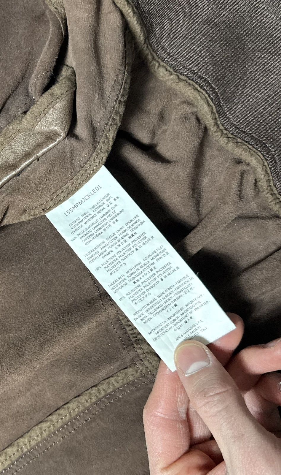 Parajumpers Parajumpers PJS Leather Bomber Jacket Brown Size M Rare Size US M / EU 48-50 / 2 - 15 Thumbnail