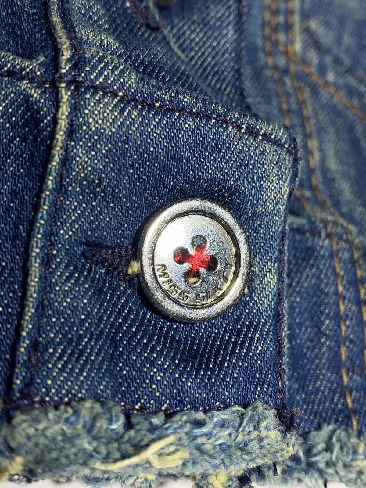Miss Sixty × Vintage Vintage Miss Sixty Denim Vest Jacket Rare Y2k Style Size L / US 10 / IT 46 - 6 Thumbnail