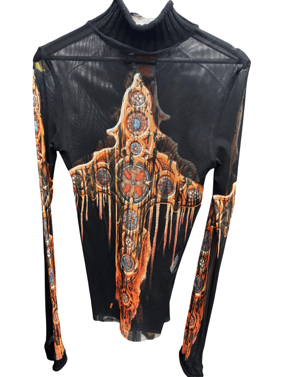 Jeaun Paul Gaultier Men Top Transparent Vintage Size ITA48/M