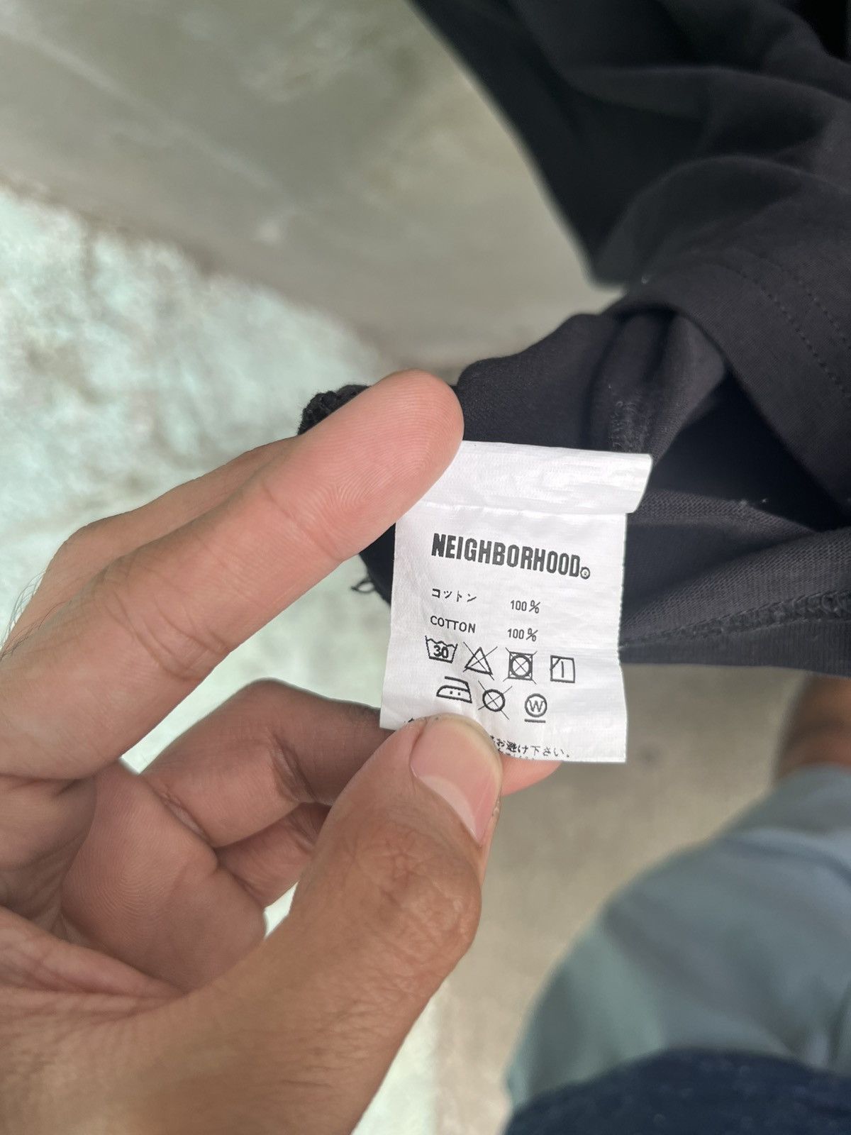 Neighborhood Yohji Yamamoto SS23 Logo Tee Size US L / EU 52-54 / 3 - 8 Thumbnail