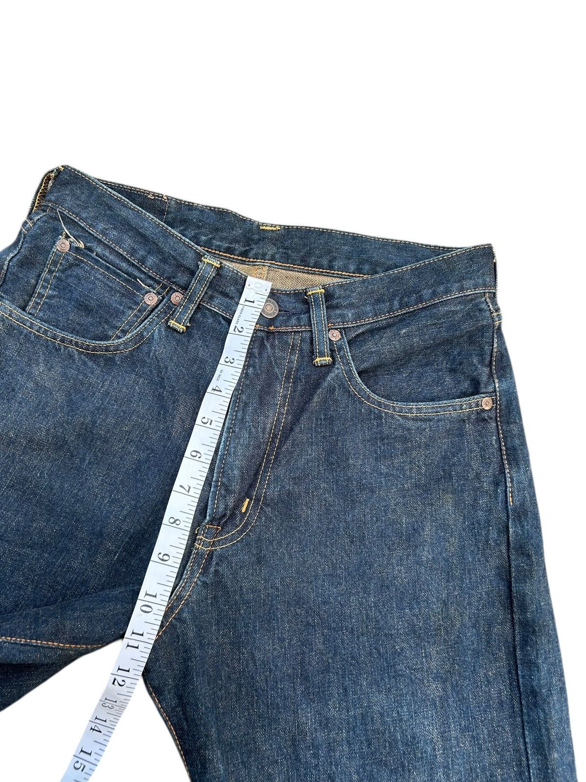 Kapital Vintage Edwin Selvedge Baggy Distressed Short Denim Jeans Size US 29 - 15 Thumbnail