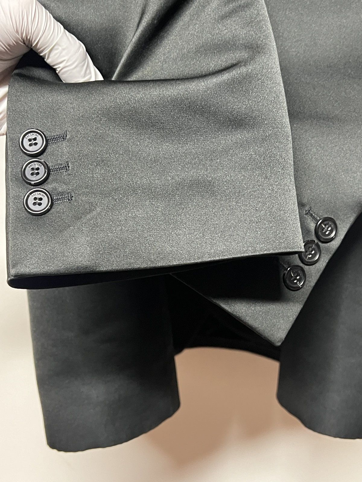 Raf Simons OVERSIZED SATIN BLAZER Size 46S - 9 Thumbnail