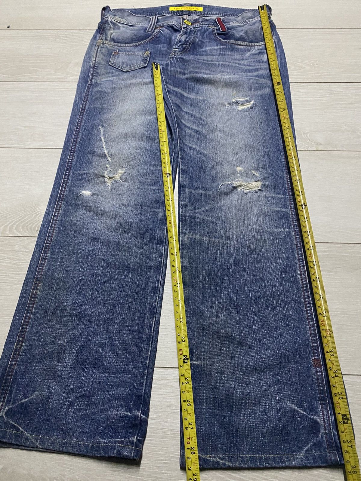 Levi's Vintage Levis Strauss San Francisco Distressed Jeans Size US 32 / EU 48 - 16 Thumbnail