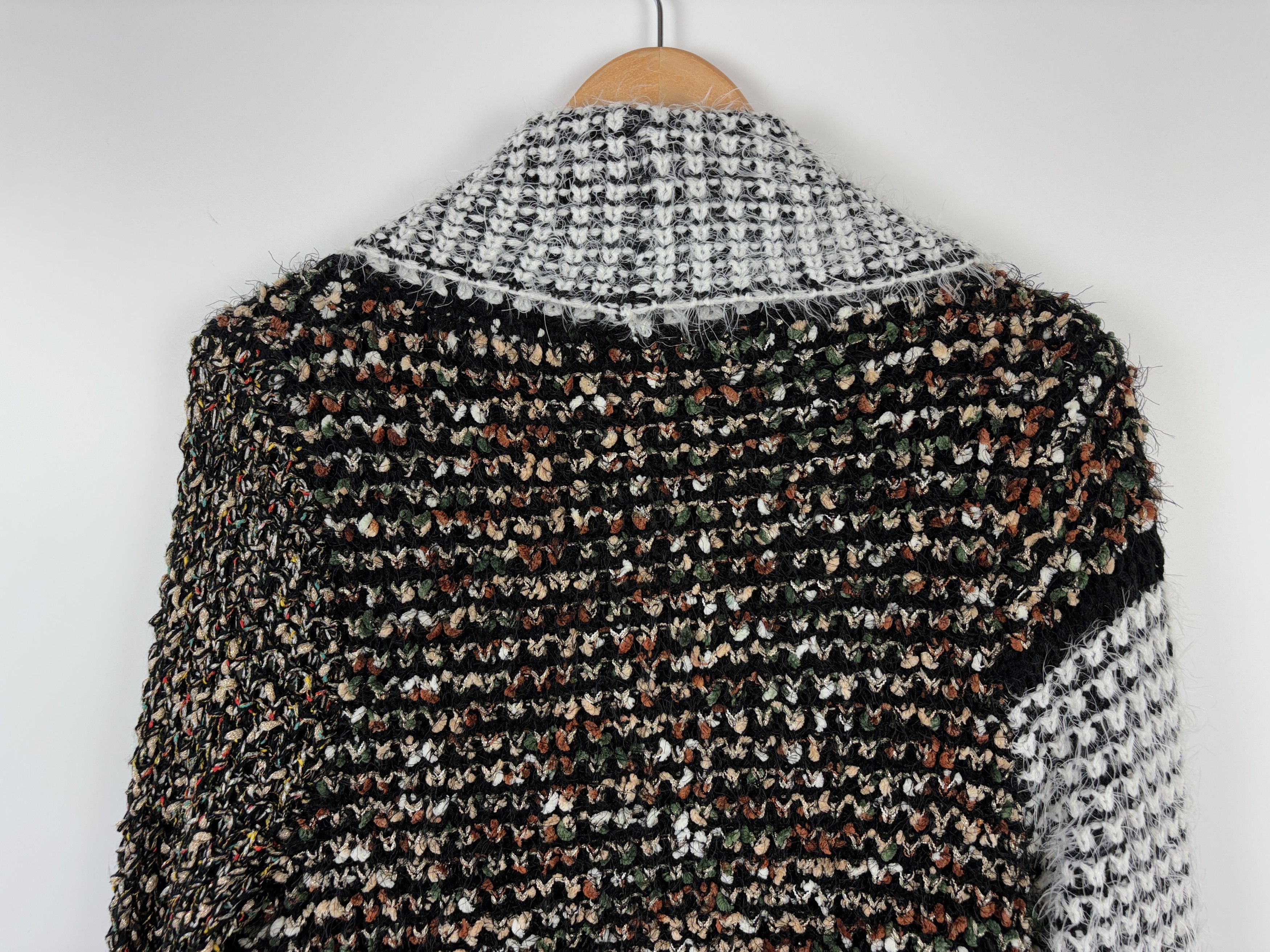 Desigual Desigual Open Knitted Cardigan Sweater Multicolor Size M Size M / US 6-8 / IT 42-44 - 6 Thumbnail