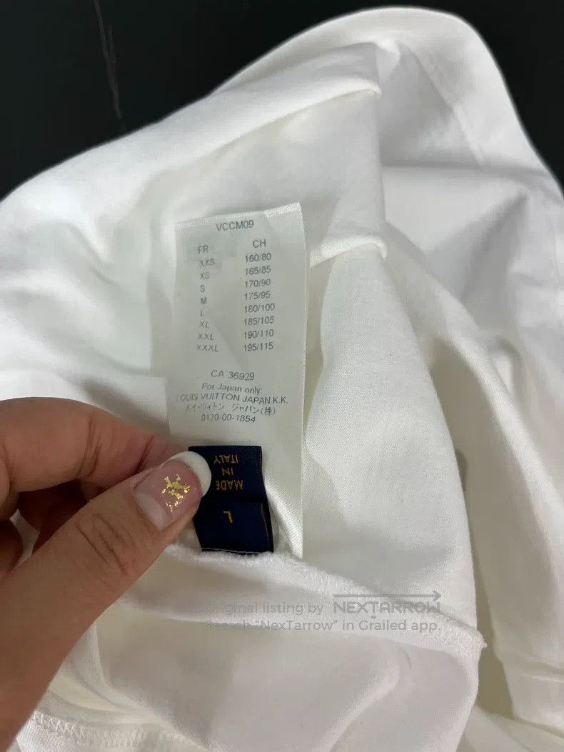 Louis Vuitton Louis Vuitton White printed short-sleeved T-shirt Size US L / EU 52-54 / 3 - 7 Thumbnail