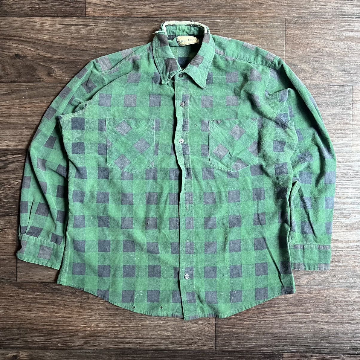 Vintage vintage Sun faded 80s classic checkered pattern, thermal Size US XXL / EU 58 / 5 - 1 Thumbnail