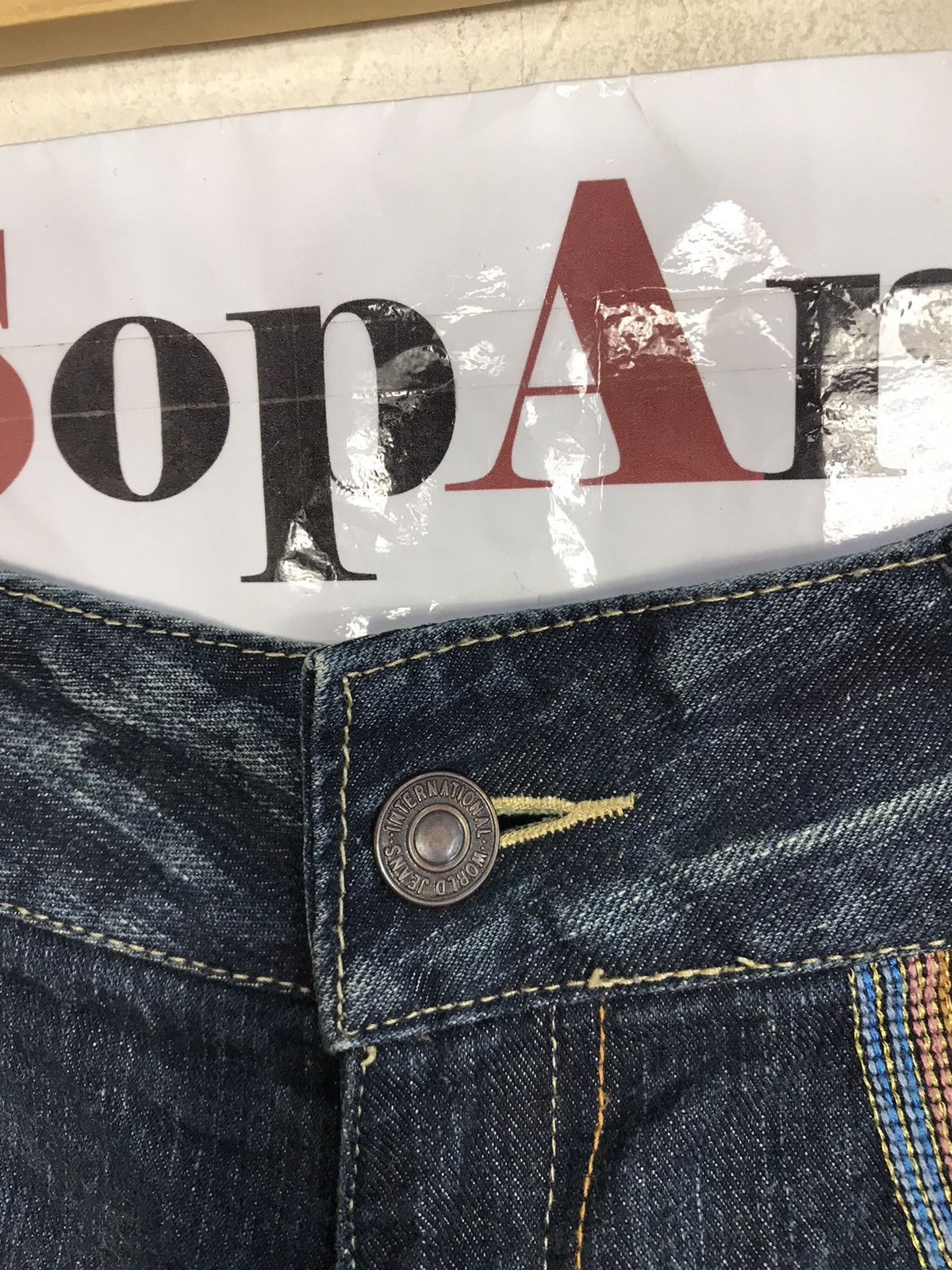 Japanese Brand × Vintage Vintage Japanese Brand Design Lightning Denim Jeans Size US 32 / EU 48 - 10 Thumbnail