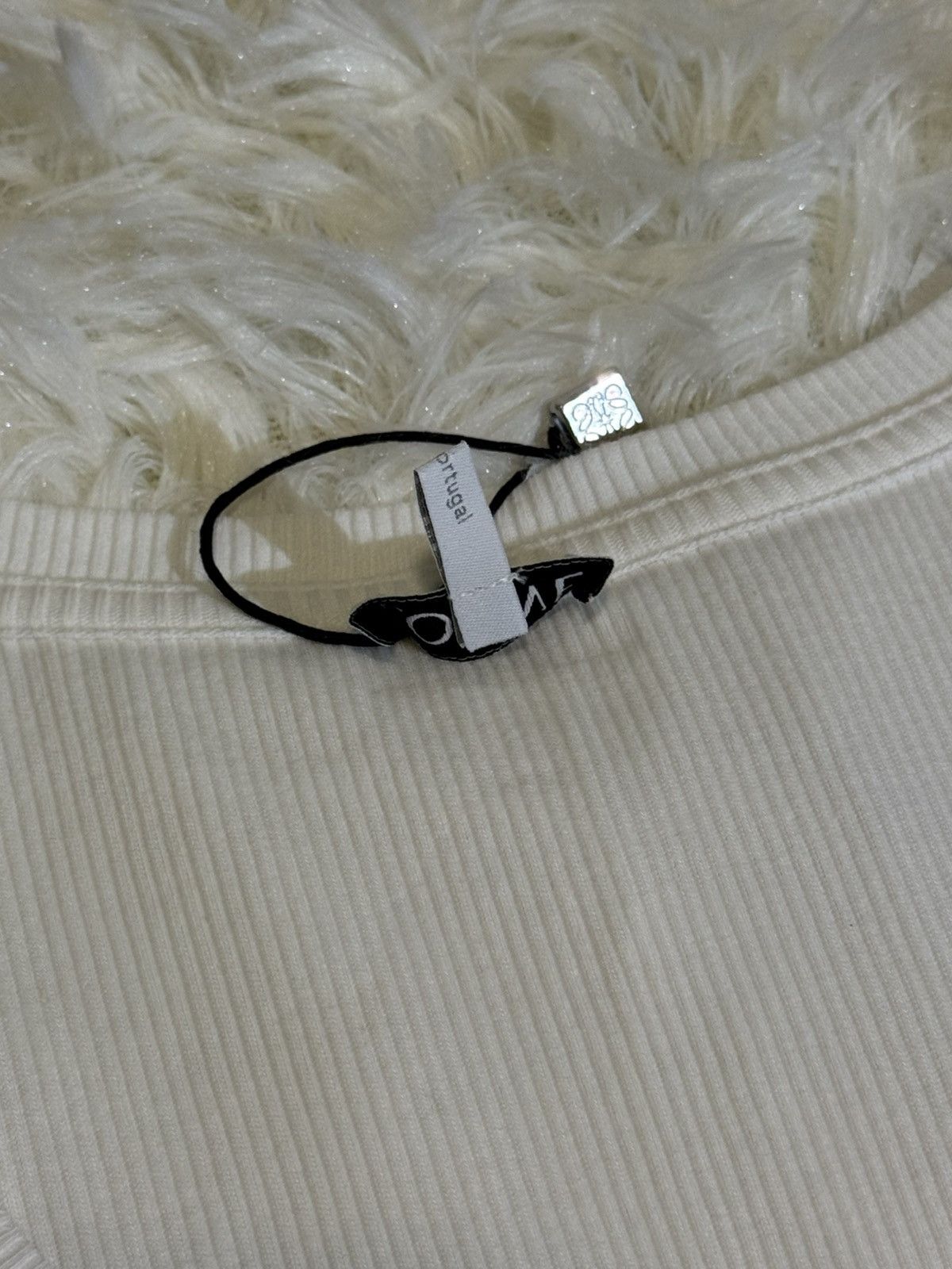 Loewe Loewe white crop top Size M / US 6-8 / IT 42-44 - 4 Thumbnail