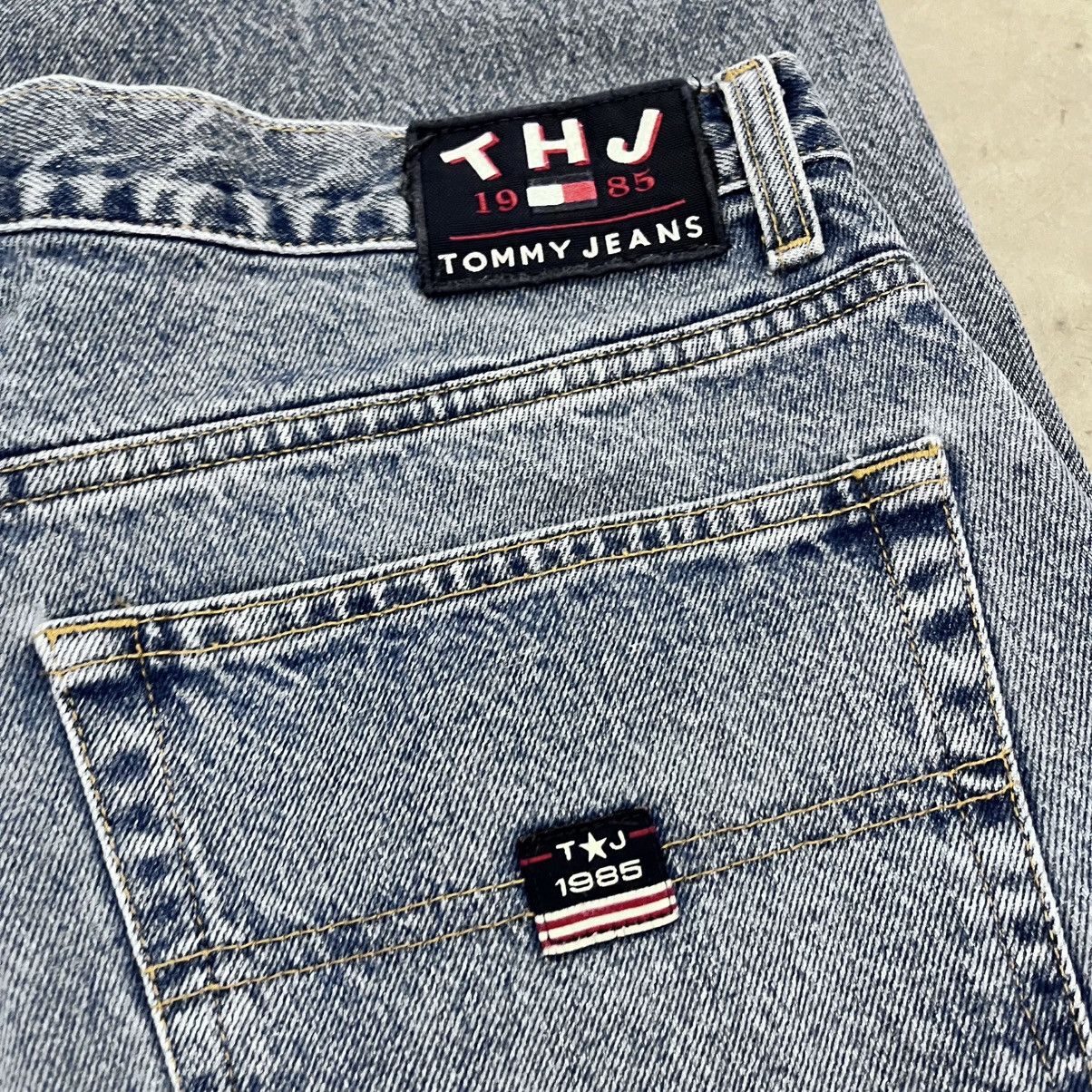 Tommy Hilfiger × Vintage Crazy Y2K Tommy Jeans Light Washed Super Baggy 80's style 38 Size US 38 / EU 54 - 5 Thumbnail