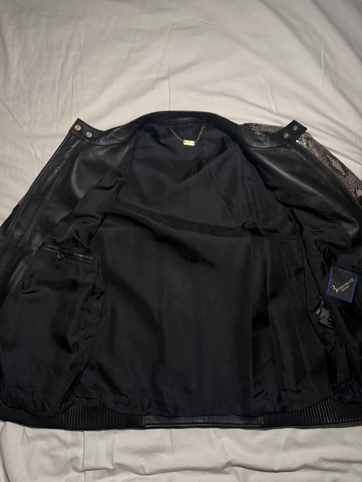 Billionaire Couture Billionaire (Made In Italy) Leather Jacket Size US L / EU 52-54 / 3 - 9 Thumbnail