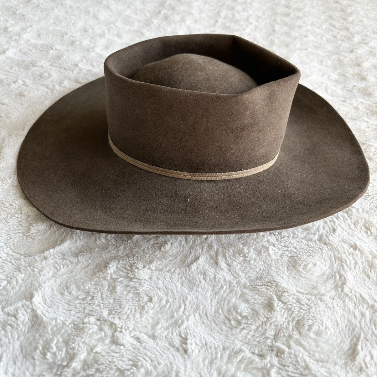 Other Vintage American Hat Company Cowboy Hat Mens 7 Brown Beaver Size ONE SIZE - 3 Thumbnail