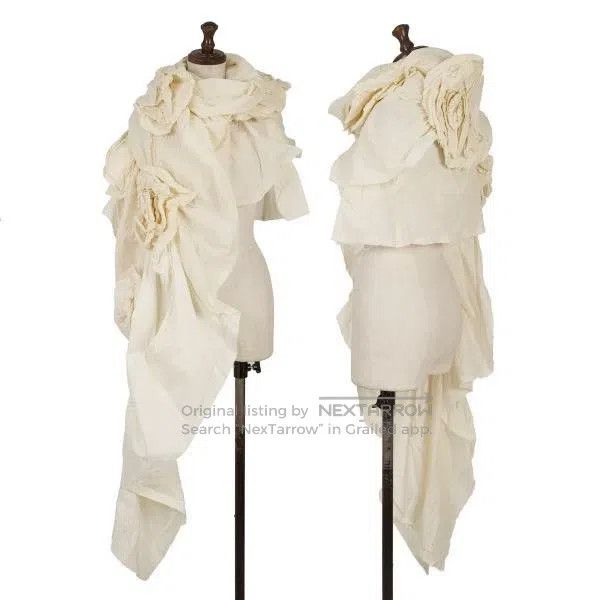 Comme des Garcons Comme des Garcons size F Beige vintage rose design waistco Size S / US 4 / IT 40 - 1 Thumbnail