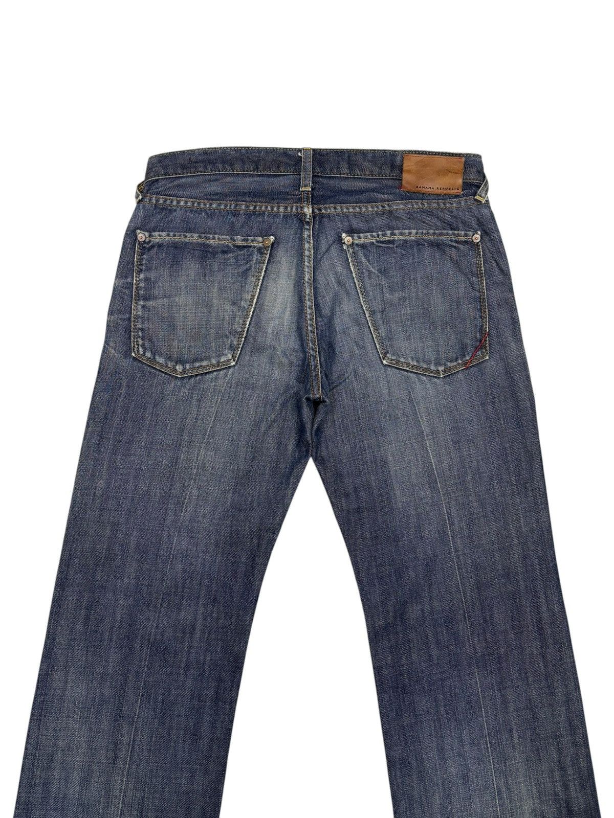 Kapital FLARE JEANS BANANA REPUBLIC DISTRESSED DENIM JEANS Size US 32 / EU 48 - 6 Thumbnail
