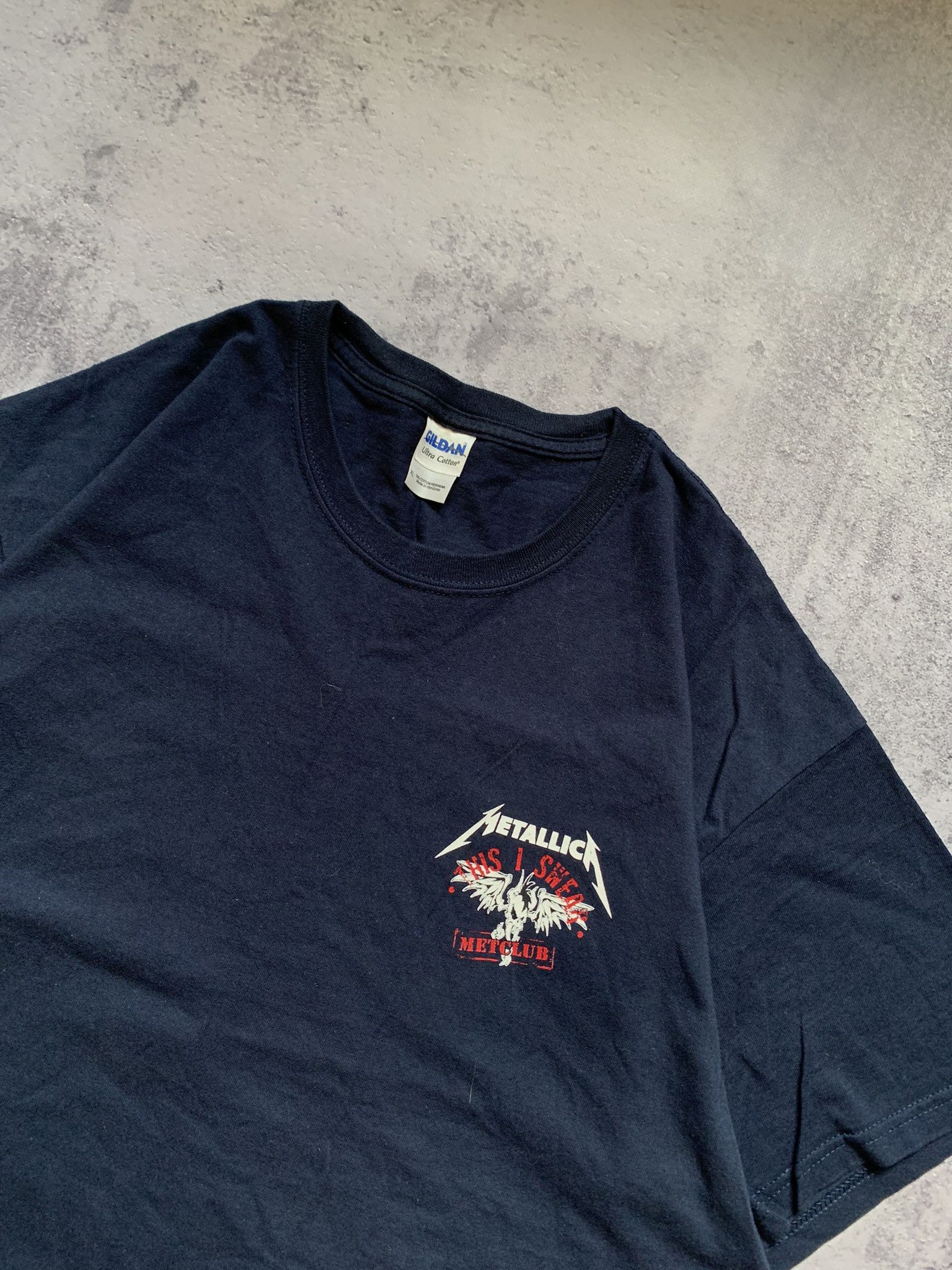 Gildan Metallica Clubber Metclub T Shirt Mens XL Size US XL / EU 56 / 4 - 4 Thumbnail