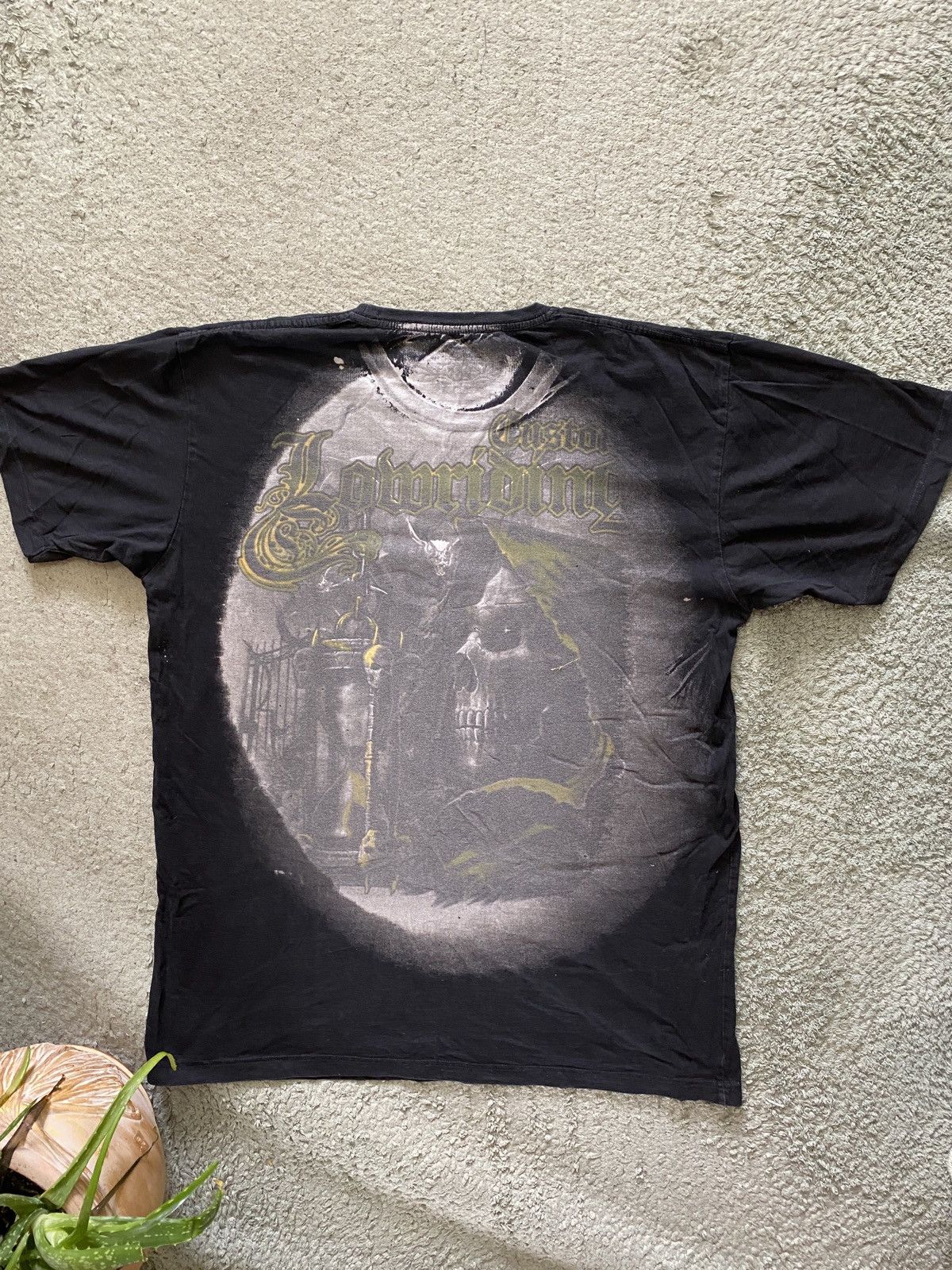 Affliction × Ed Hardy Rare Skull Death Lowriding Cross Tee Y2K Affliction Style Size US XL / EU 56 / 4 - 3 Thumbnail