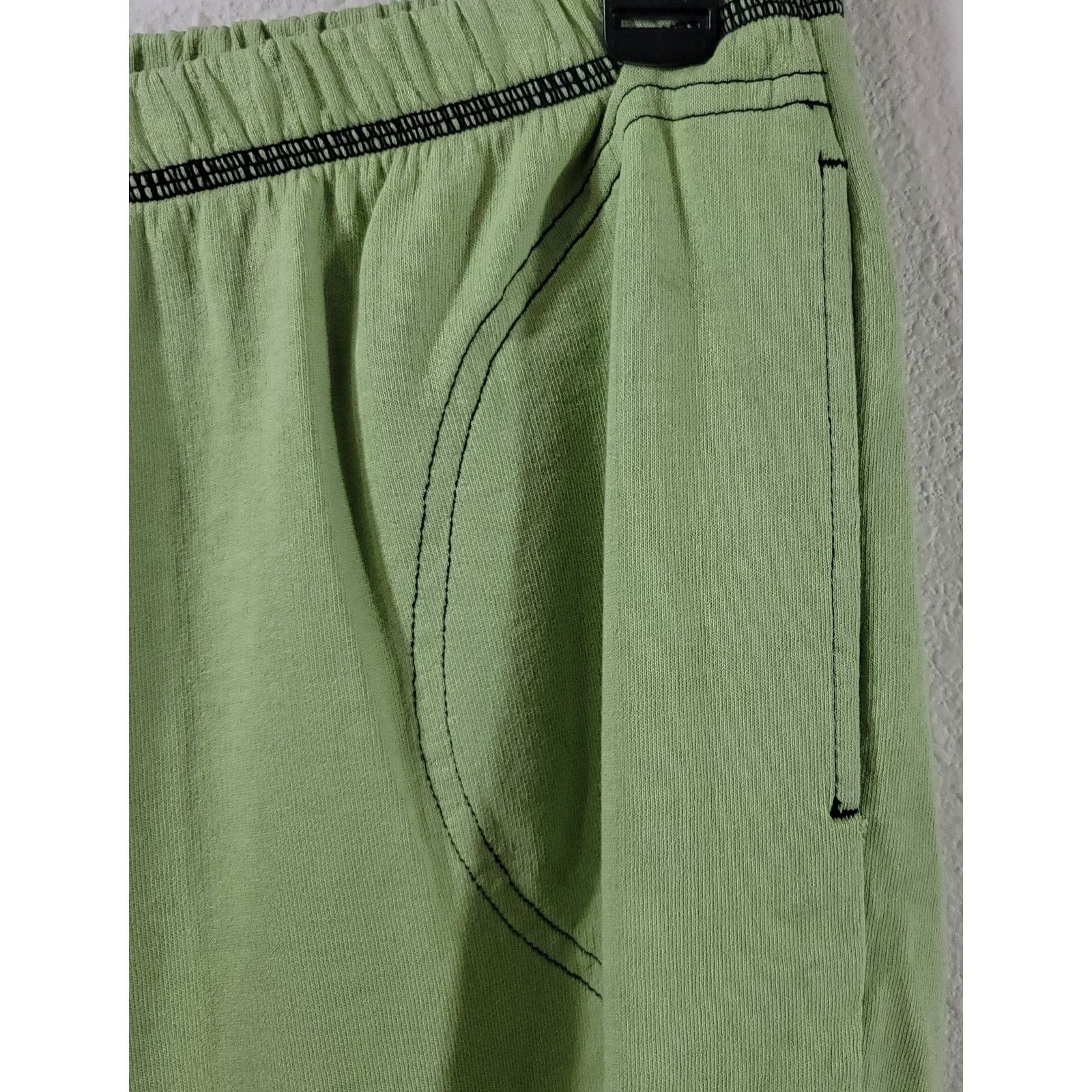 Other Produce Company Lime Green Pull On Pants XL Lightweight Size 34" / US 12 / IT 48 - 6 Thumbnail