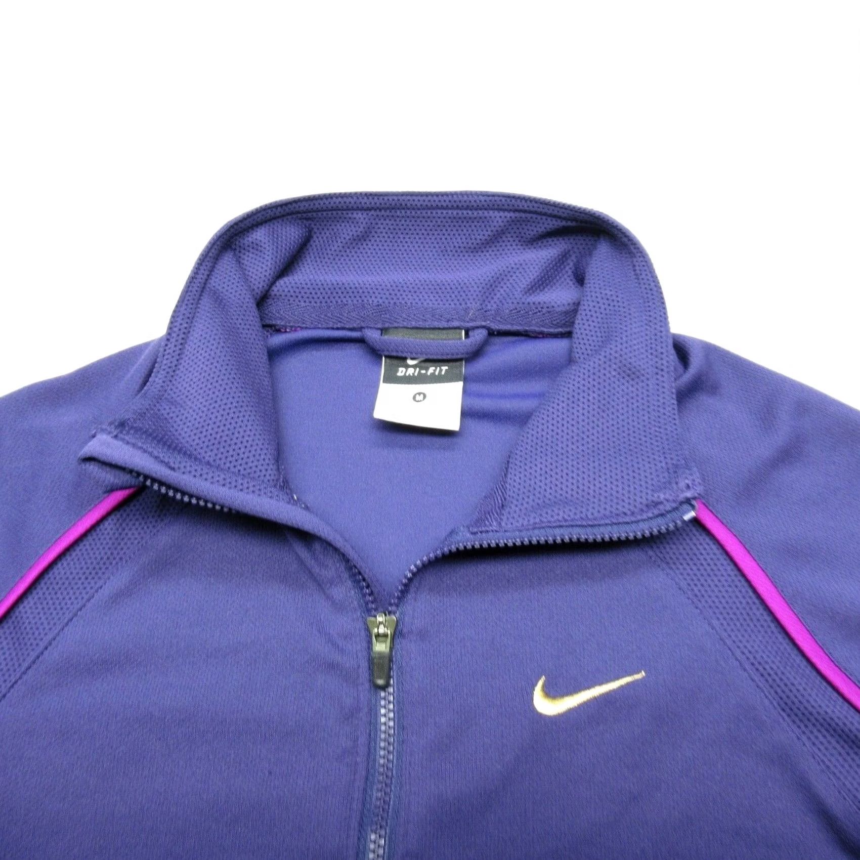 Nike Nike Dri-FIT Pullover Half Zip Medium Purple Pink Trim Run Hiking Wicking Womens Size M / US 6-8 / IT 42-44 - 5 Thumbnail