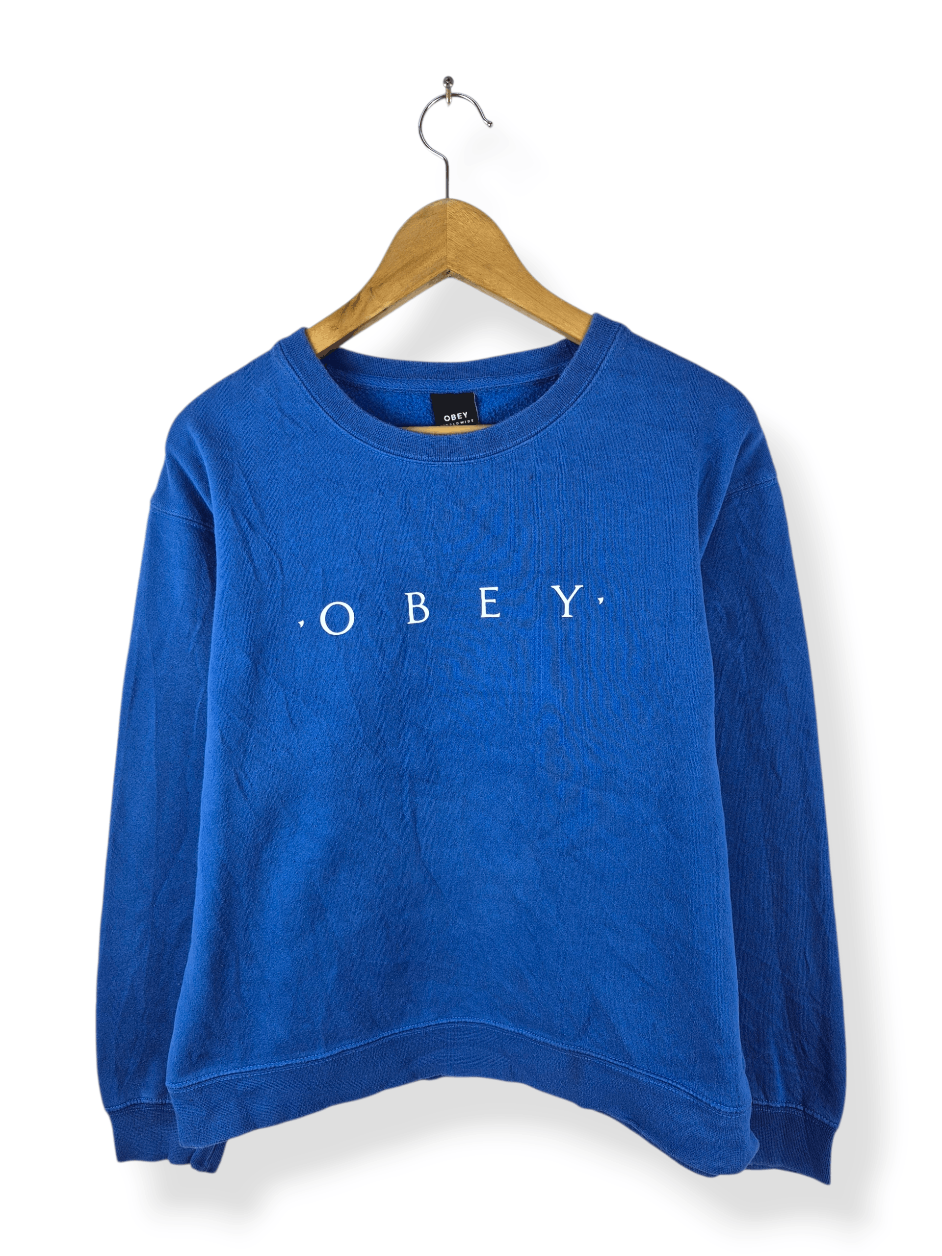 🔥 Obey Worldwide Spellout Streetwear Skate Sweatshirt