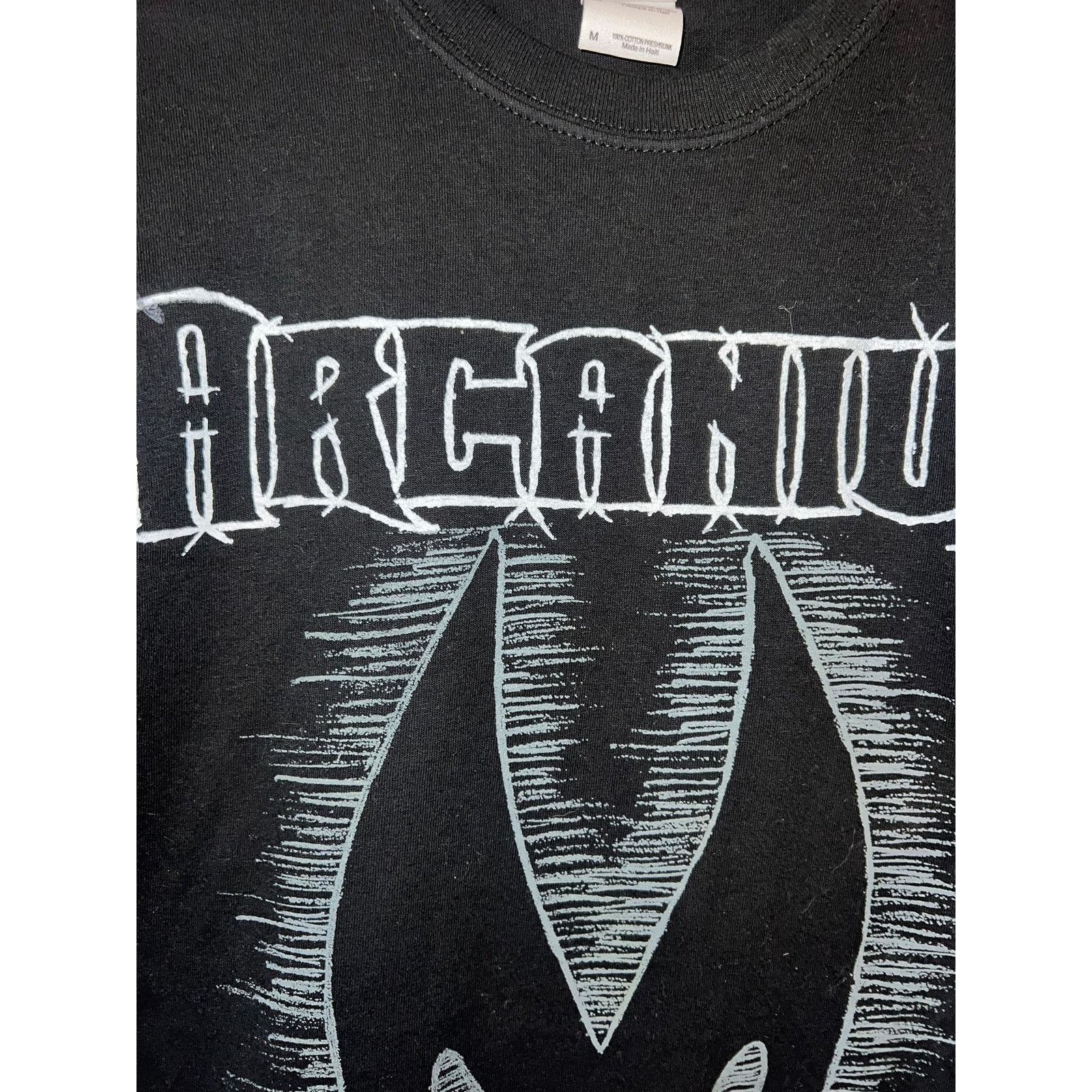 Gildan 2009 Arcanium US Tour Concert Black Shirt Tee 2000s M Medium Size US M / EU 48-50 / 2 - 3 Thumbnail