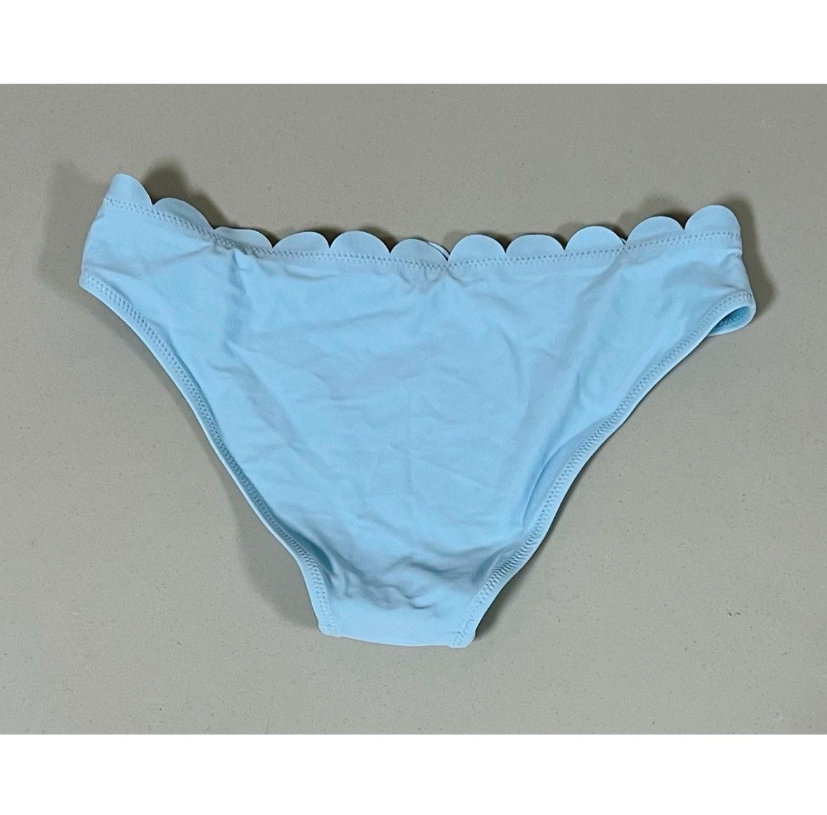 Other Baby Blue Scalloped Bikini Bottoms Bathing Suit Size M 🩵 Size ONE SIZE - 3 Thumbnail