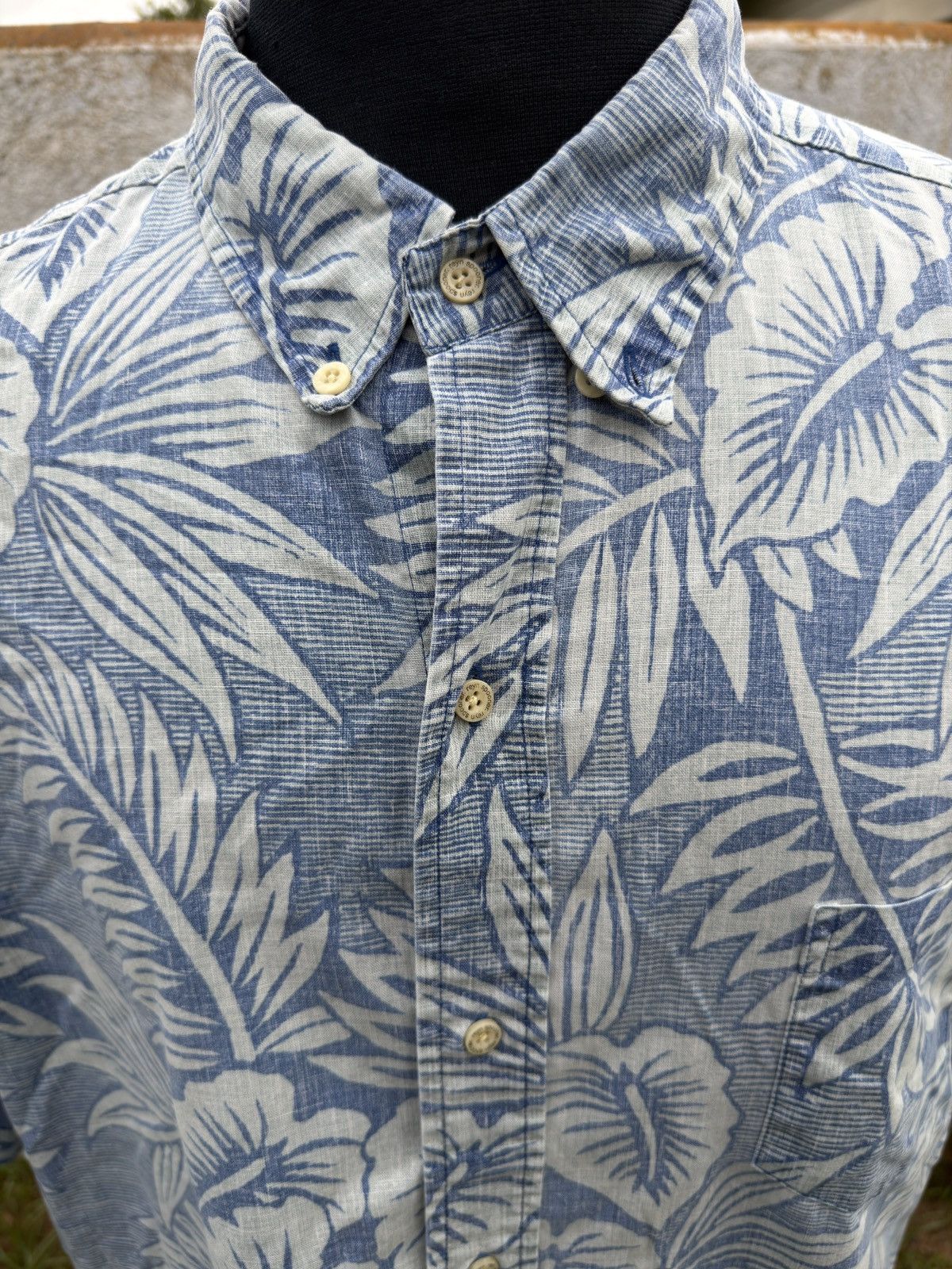 Reyn Spooner PreOwned Reyn Spooner Blue Hawaiian Print Men's XXL Size US XXL / EU 58 / 5 - 3 Thumbnail
