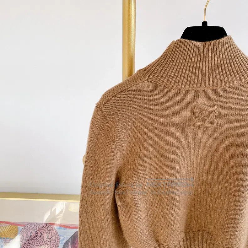 Fendi Fendi Brown Knit Top Size S / US 4 / IT 40 - 5 Thumbnail