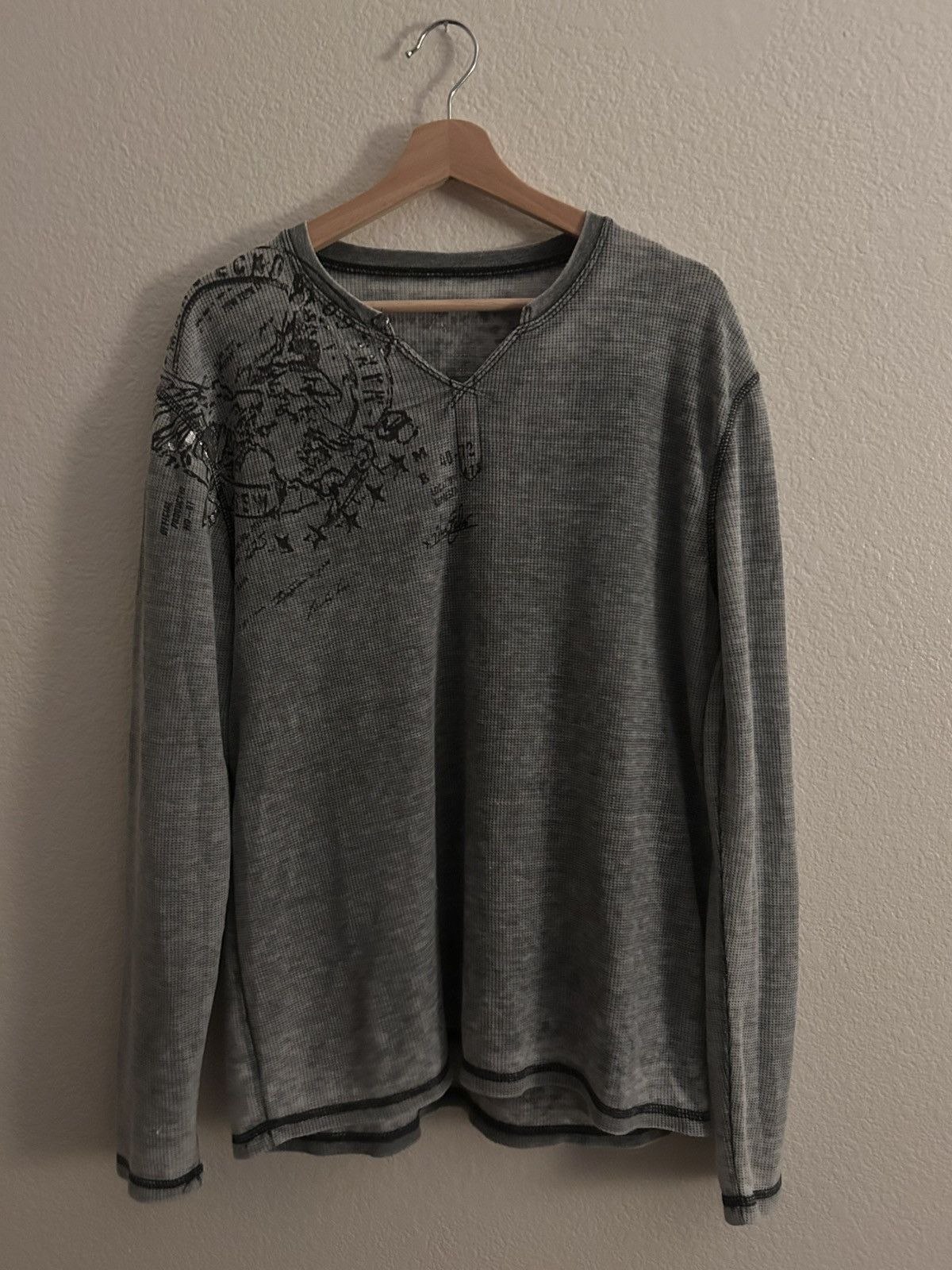 Marc Ecko Vintage Y2K Marc Ecko Long Sleeve Size US L / EU 52-54 / 3 - 1 Thumbnail