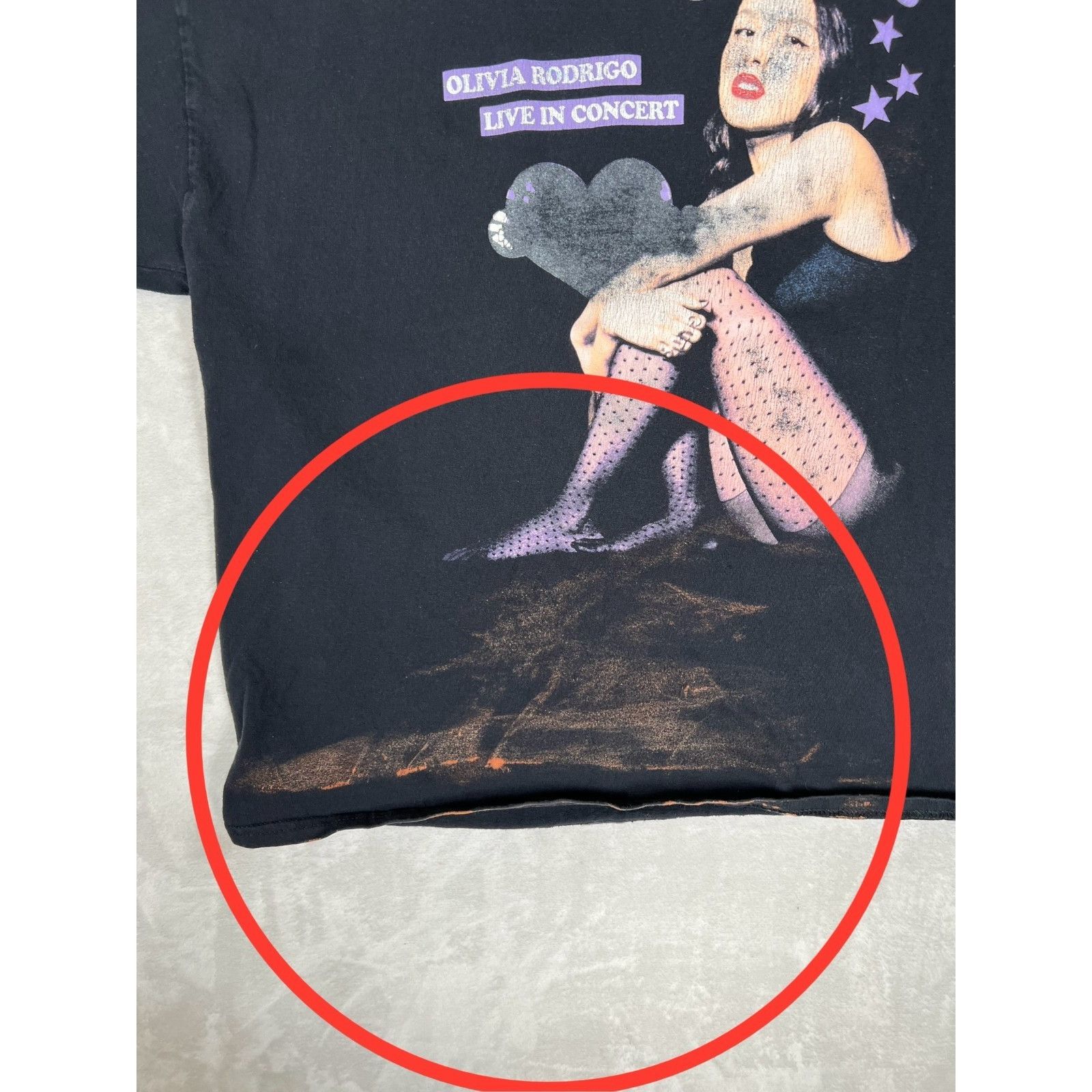 Other Olivia Rodrigo Guts World Tour Live T-Shirt Size 2XL Concert Size XXL / US 16-18 / IT 52-54 - 3 Thumbnail