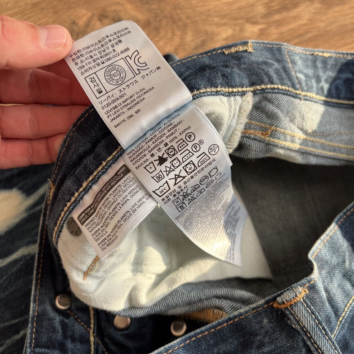 Levi's 🔥Levis selvedge denim full printed vintage pattern Size US 30 / EU 46 - 7 Thumbnail