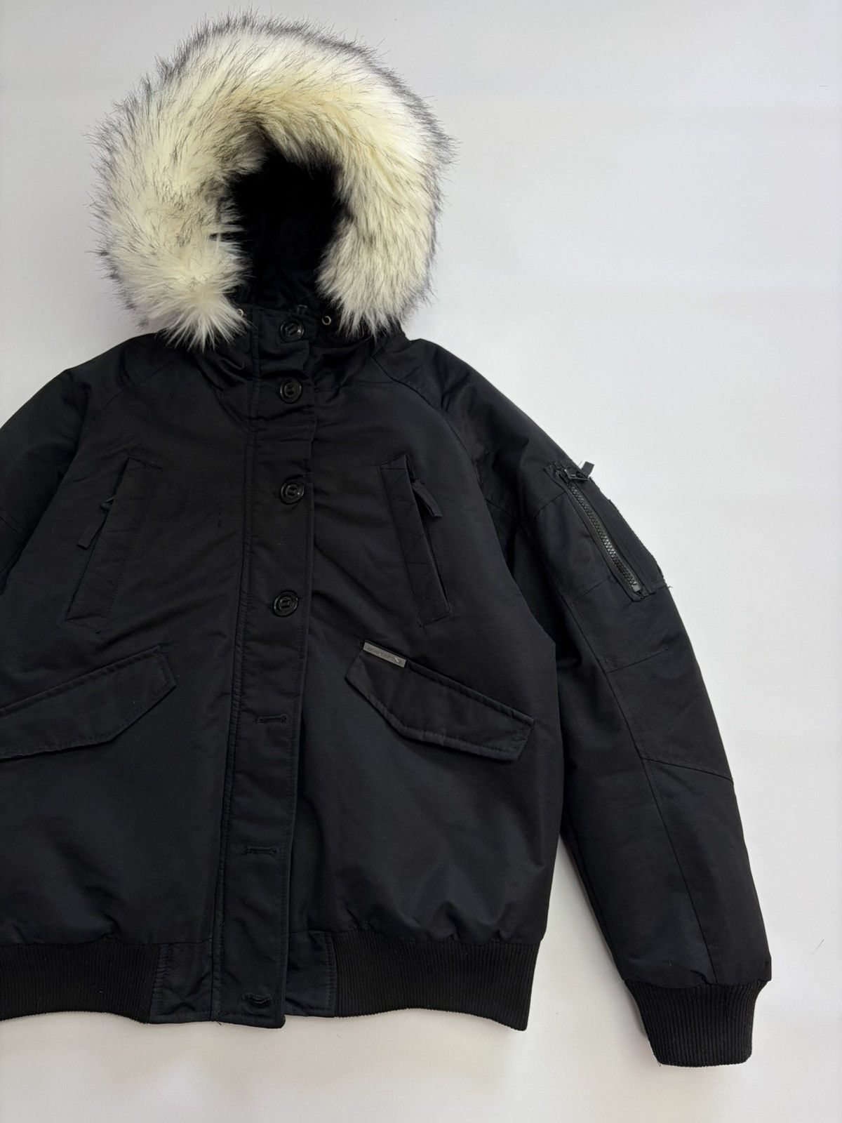 If Six Was Nine VTG Rick Owens Hysteric Glamour Style Fur cropped Jacket 90s Size US L / EU 52-54 / 3 - 8 Thumbnail
