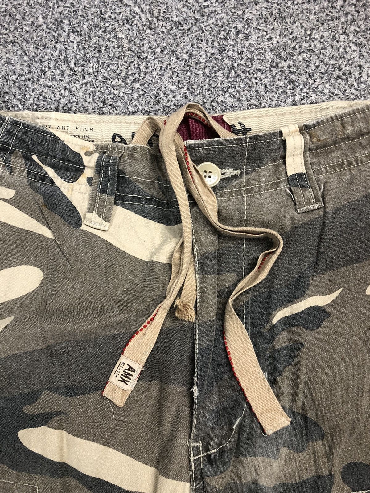 Japanese Brand × Vintage Vintage Y2K AMX AND FITCH Camo Multi Pocket Cargopants Size US 32 / EU 48 - 3 Thumbnail