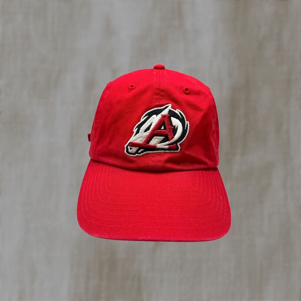 J Brand 48 Brand Albuquerque Isotopes Hat Mens Red MiLB Baseball Clean Up Cap OSFA Size ONE SIZE - 1 Thumbnail