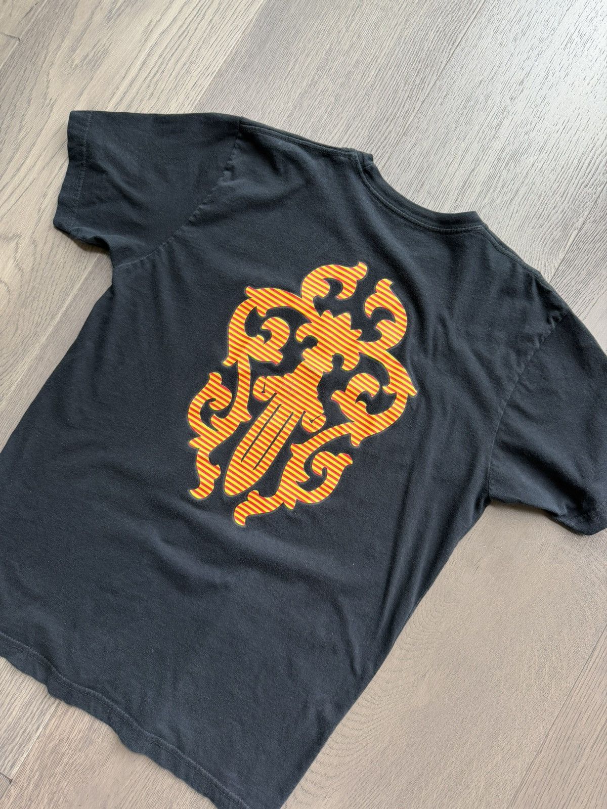 Chrome Hearts Chrome Hearts Red/Yellow Vine Dagger Black T Shirt Size US L / EU 52-54 / 3 - 3 Thumbnail