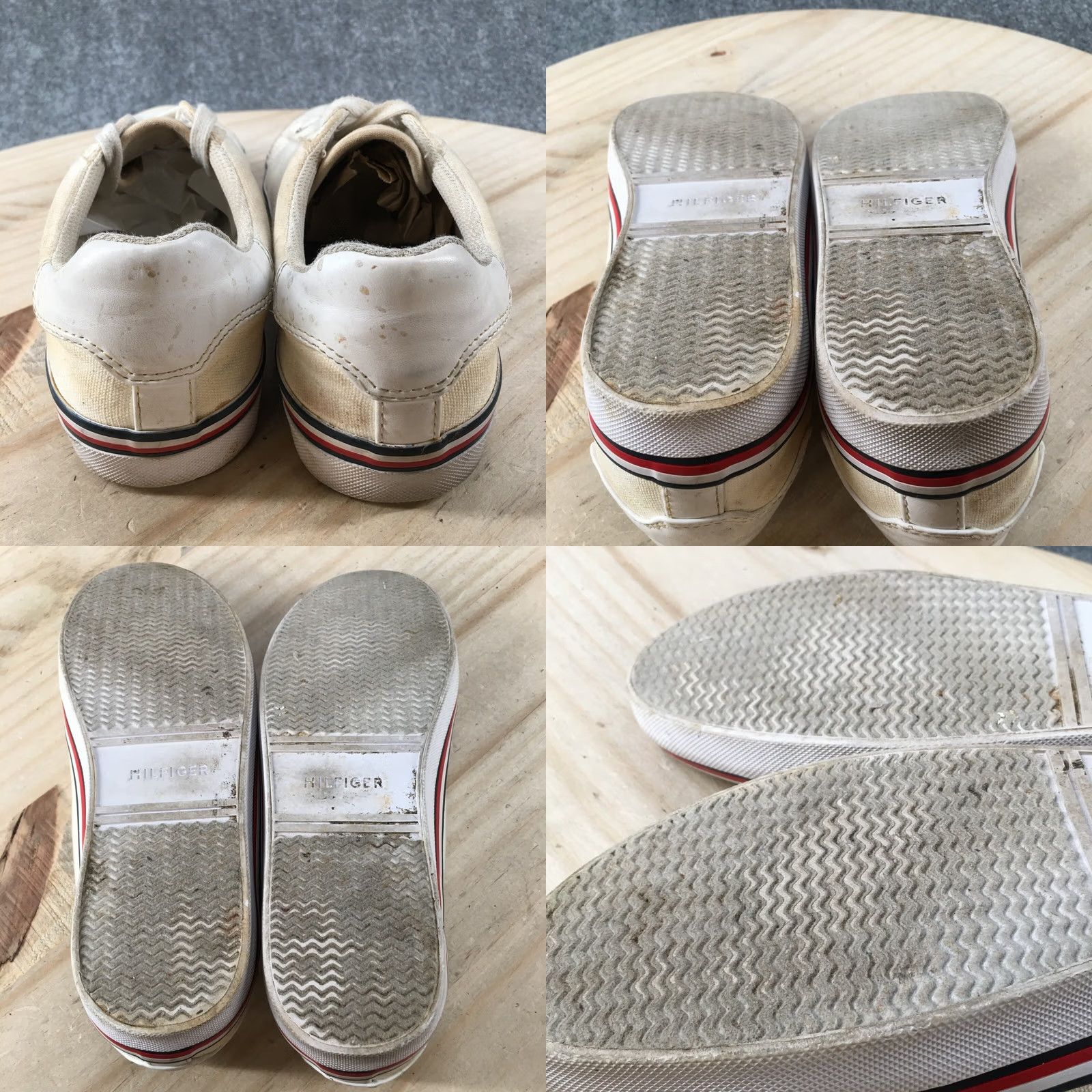 Tommy Hilfiger Tommy Hilfiger Shoes Womens 11 M Fressian Cap Toe Casual Sneakers White Canvas Size ONE SIZE - 8 Thumbnail