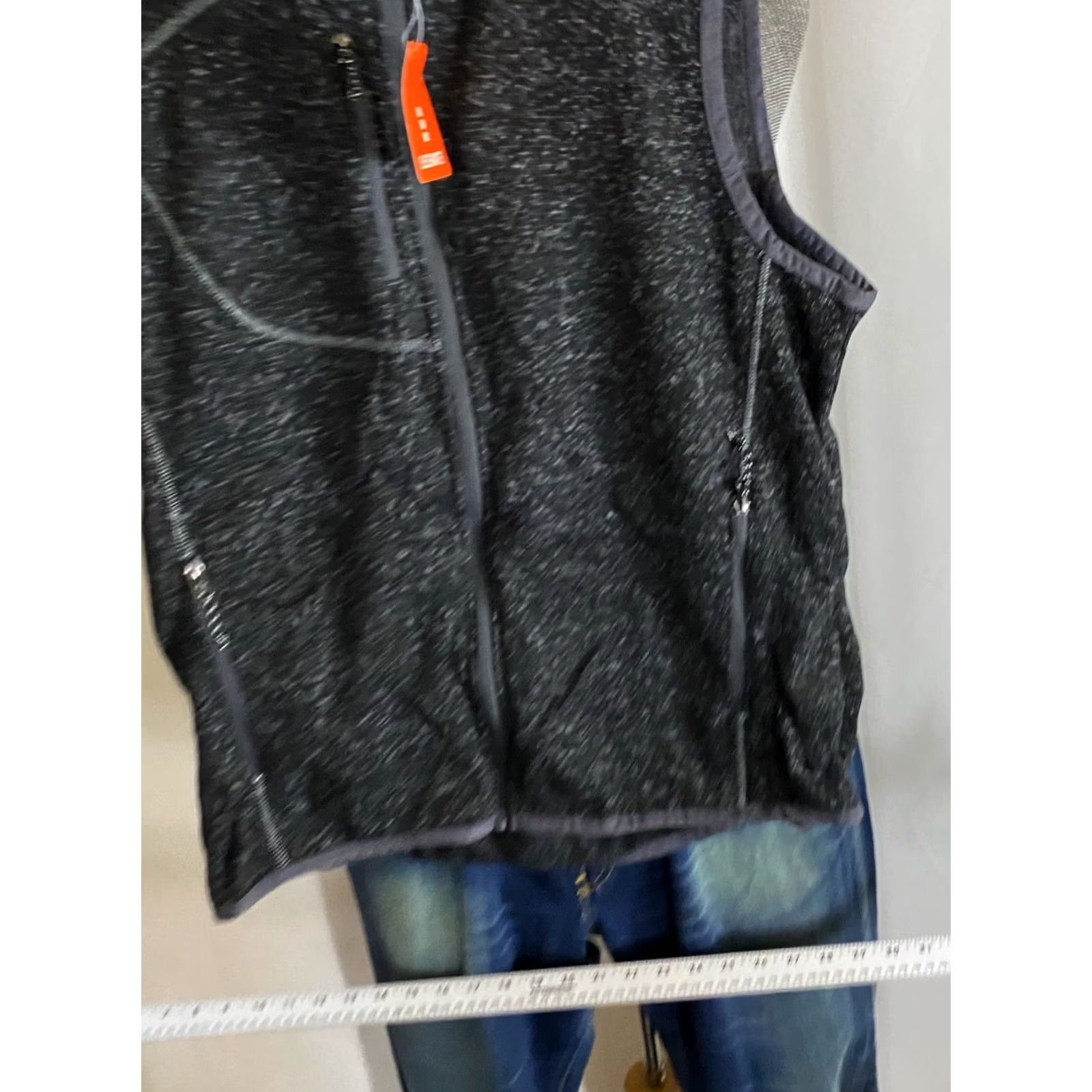 Vintage NWT Elevate Gray Zippered Multi Pocket Fleece Vest Medium M Mens Size US M / EU 48-50 / 2 - 3 Thumbnail