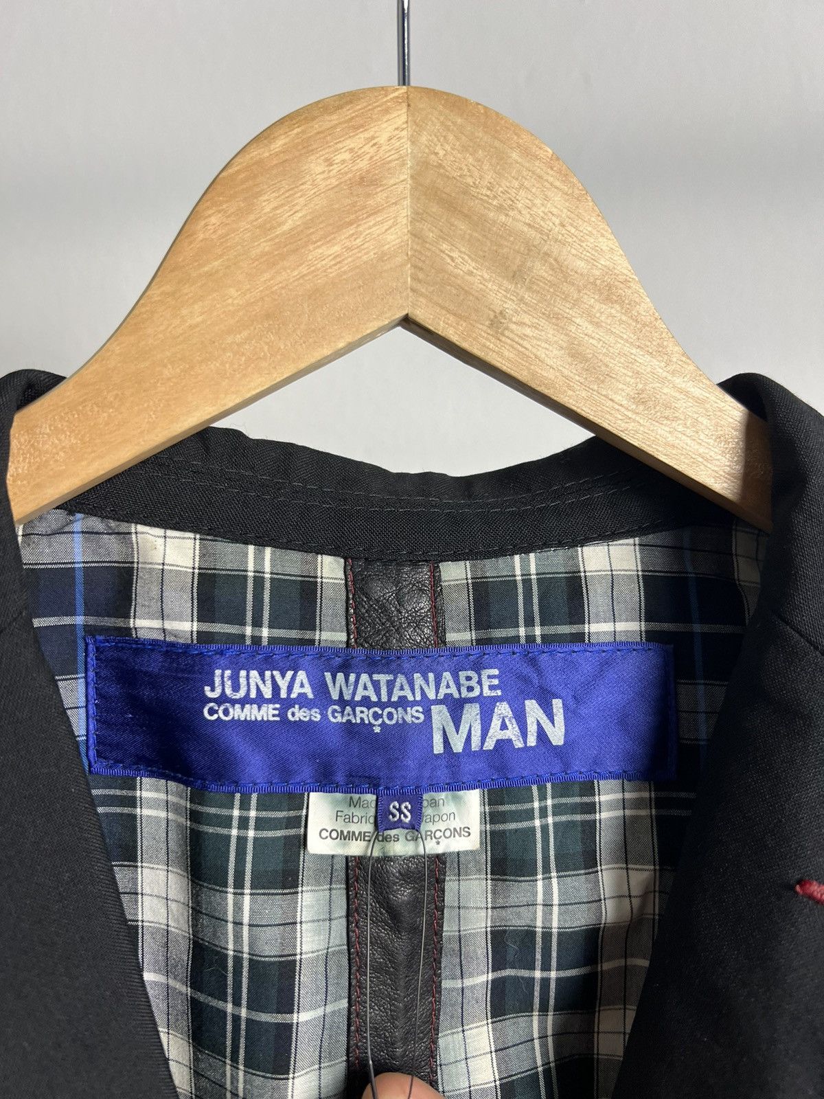 JUNYA WATANABE ジャケットAD2008 Junya Watanabe Comme Des Garcons Black Fur trim Jacket AD2008 | eBay