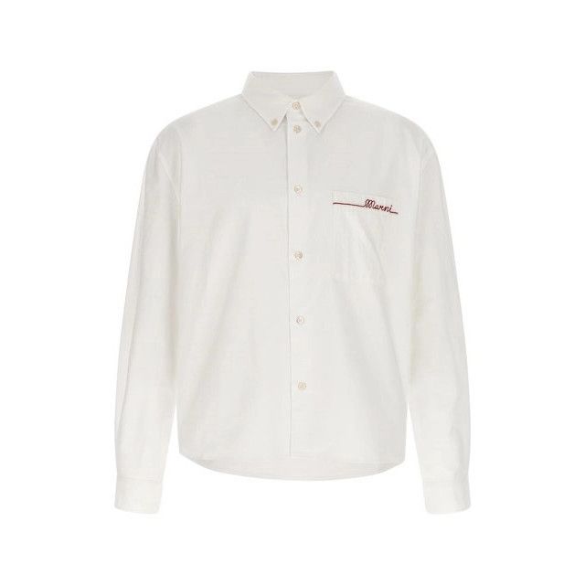 MARNI White Cotton Shirt New )