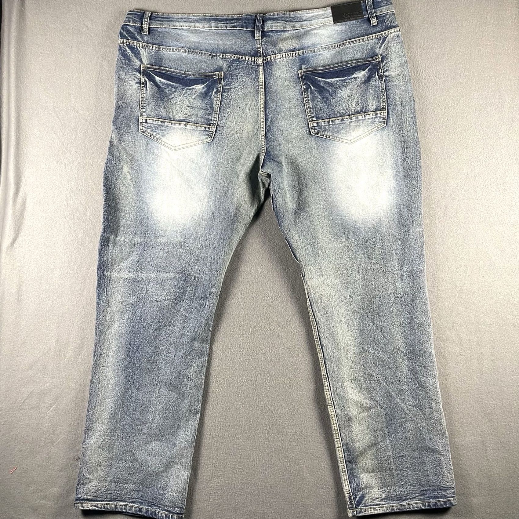 Southpole Southpole Jeans 48 Stretch Acid Wash Moto Distressed 5-Pocket Denim Men’s Jeans Y2K Vintage Not Applicable Size US 32 / EU 48 - 4 Thumbnail