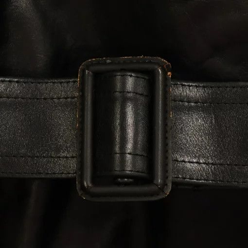 Yohji Yamamoto POUR HOMME 9aw archive cow leather belt coat HY-J08-735 Size US M / EU 48-50 / 2 - 5 Thumbnail