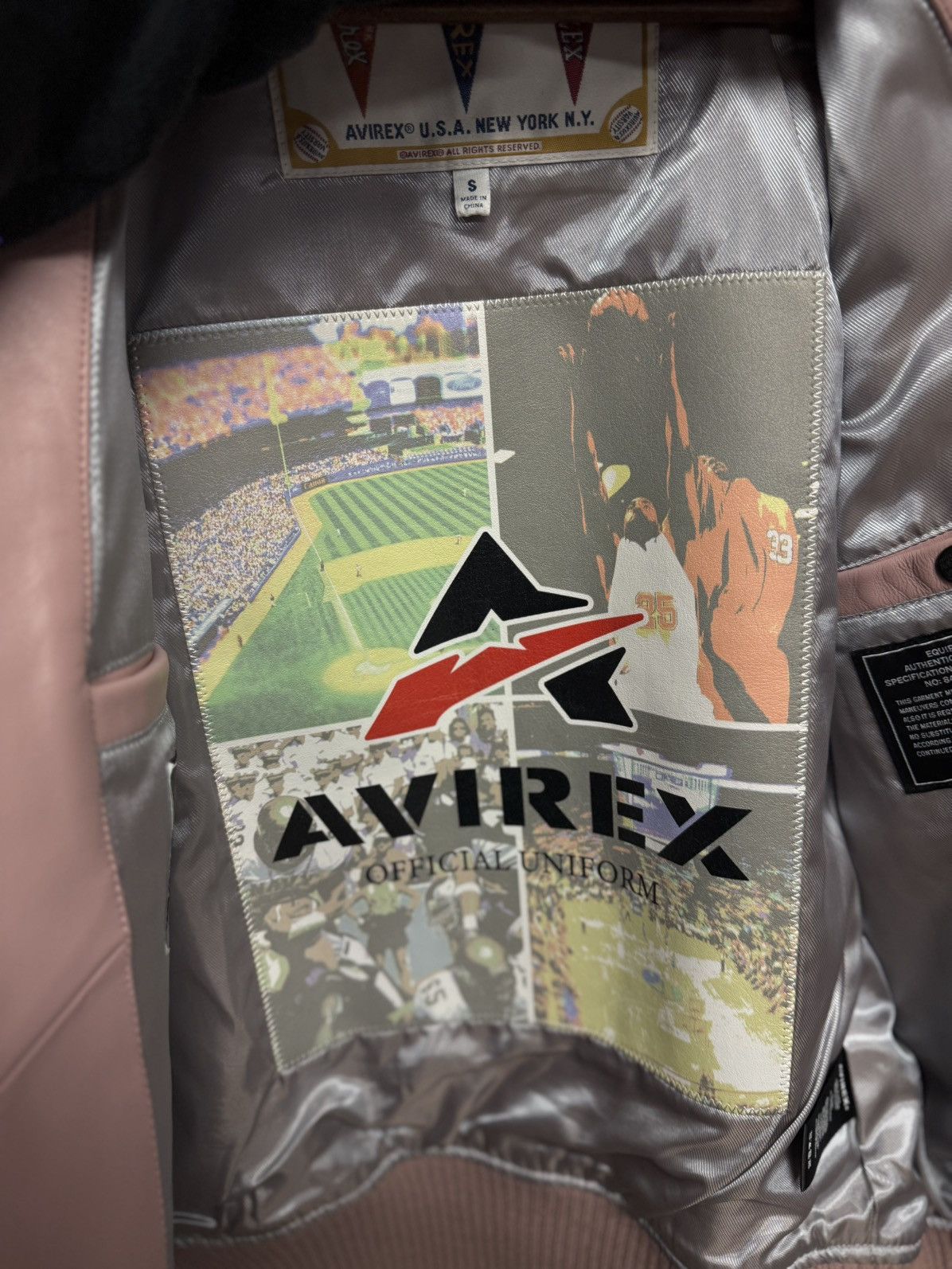 Avirex Avirex Leather Varsity Jacket Size S Clean $1500 Retail Size US XS / EU 42 / 0 - 11 Thumbnail